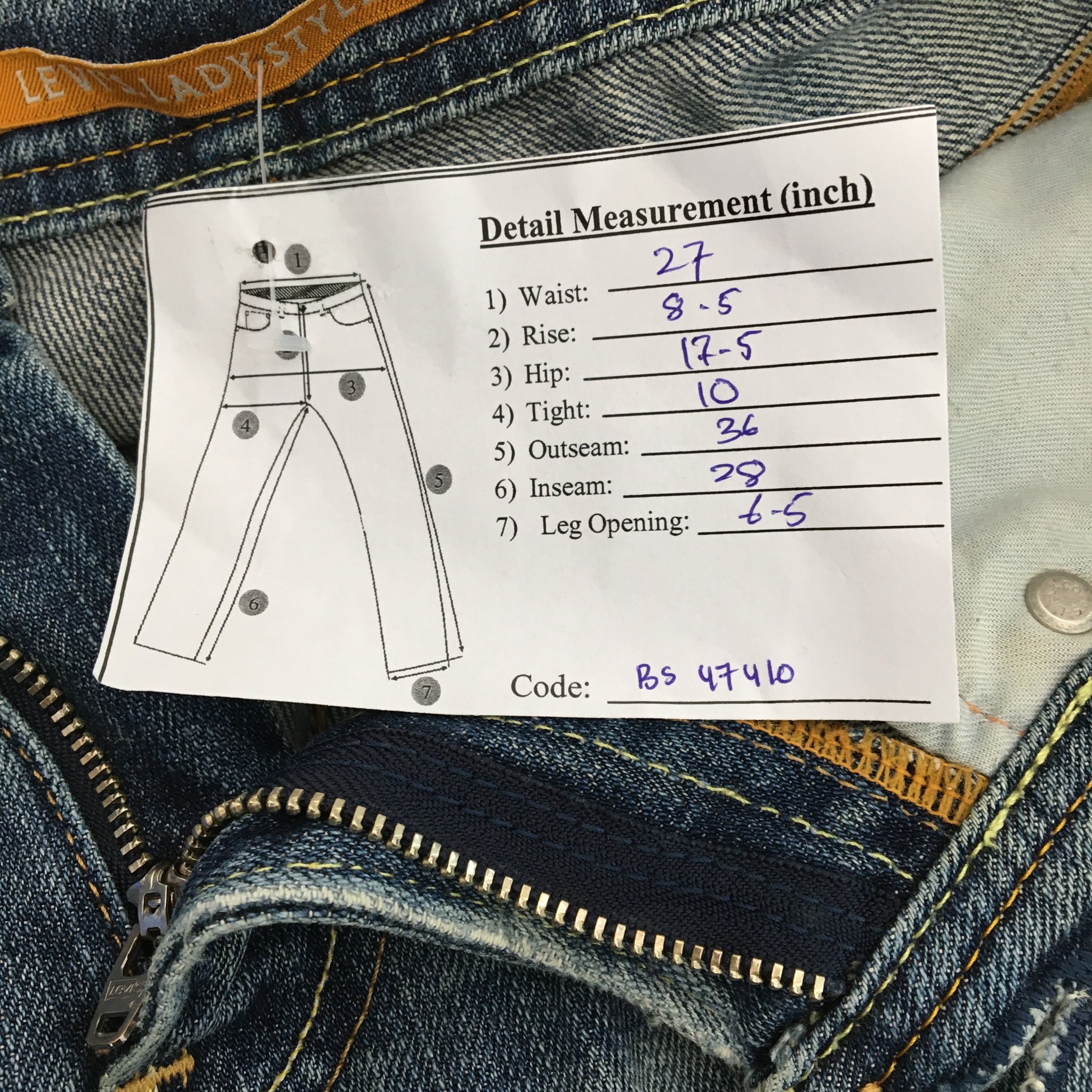 Levi's Vintage Levis Jeans Denim Levis 502 Jeans Pants - BS47410. Size 26" / US 2 / IT 38 - 9 Thumbnail