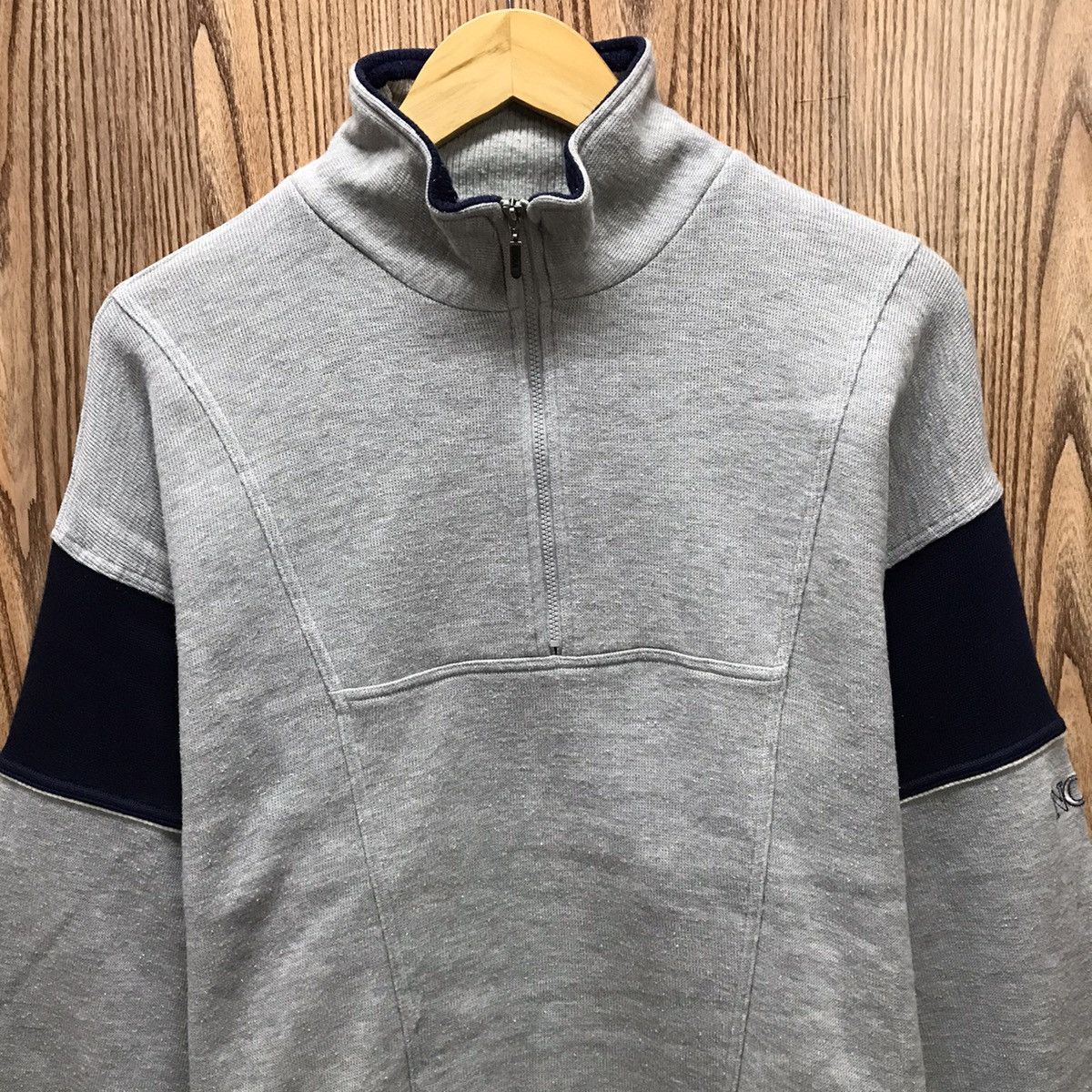 NCAA × Vintage Vintage NCAA HalfZip Sweatshirt Size US M / EU 48-50 / 2 - 2 Thumbnail