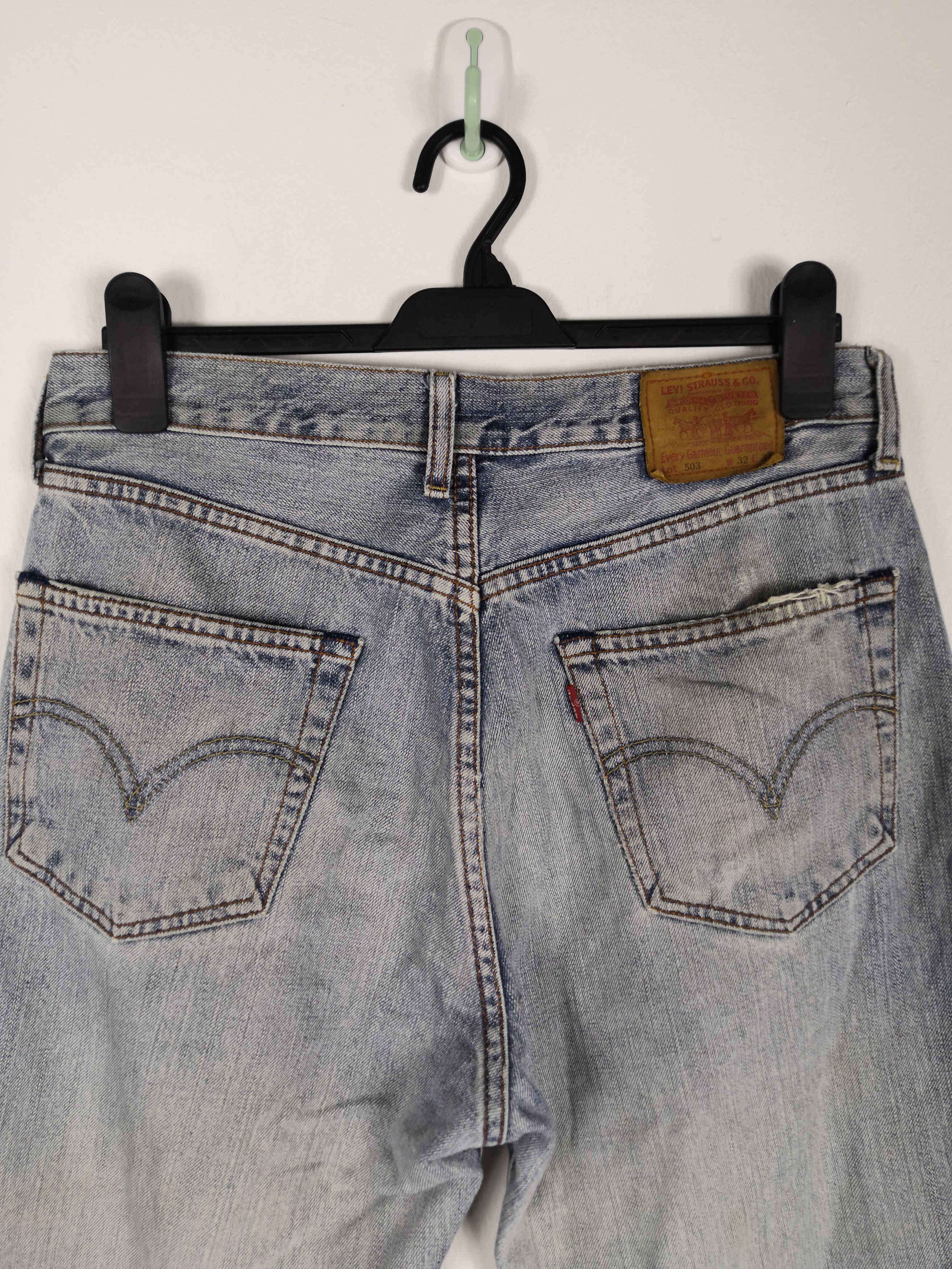 Levi's Vintage Levi's Jeans Levis Denim Pants Light Wash Faded Size US 32 / EU 48 - 4 Thumbnail