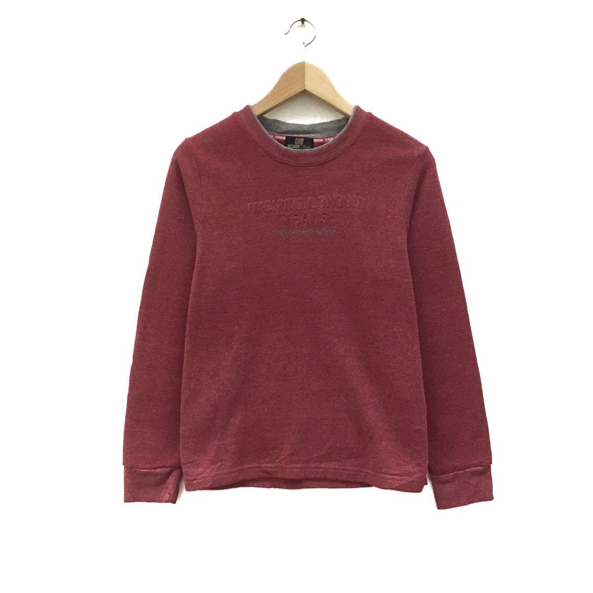 Japanese Brand × Michiko Koshino × Michiko Koshino London Vintage Michiko London Jeans Sweatshirt CrewNeck Size S / US 4 / IT 40 - 2 Thumbnail