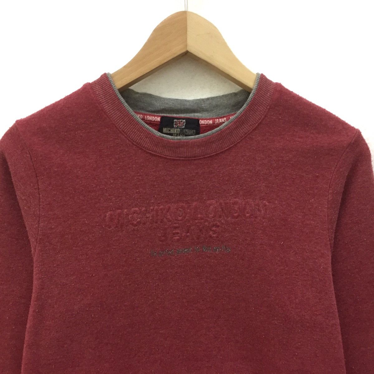 Japanese Brand × Michiko Koshino × Michiko Koshino London Vintage Michiko London Jeans Sweatshirt CrewNeck Size S / US 4 / IT 40 - 1 Thumbnail