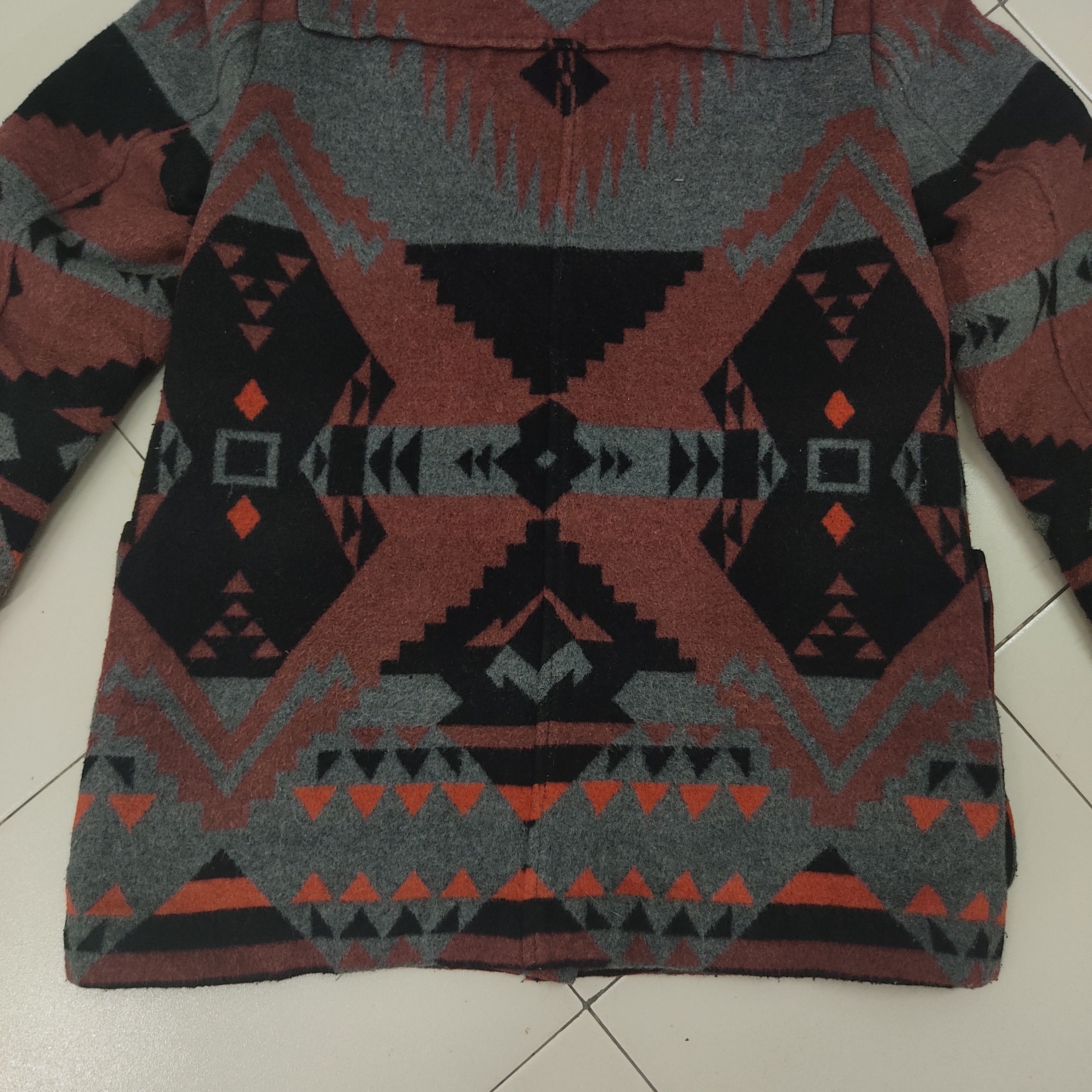 Gap × Native Gap Aztec navajo native pattern hoodie wool jacket Size US S / EU 44-46 / 1 - 13 Thumbnail