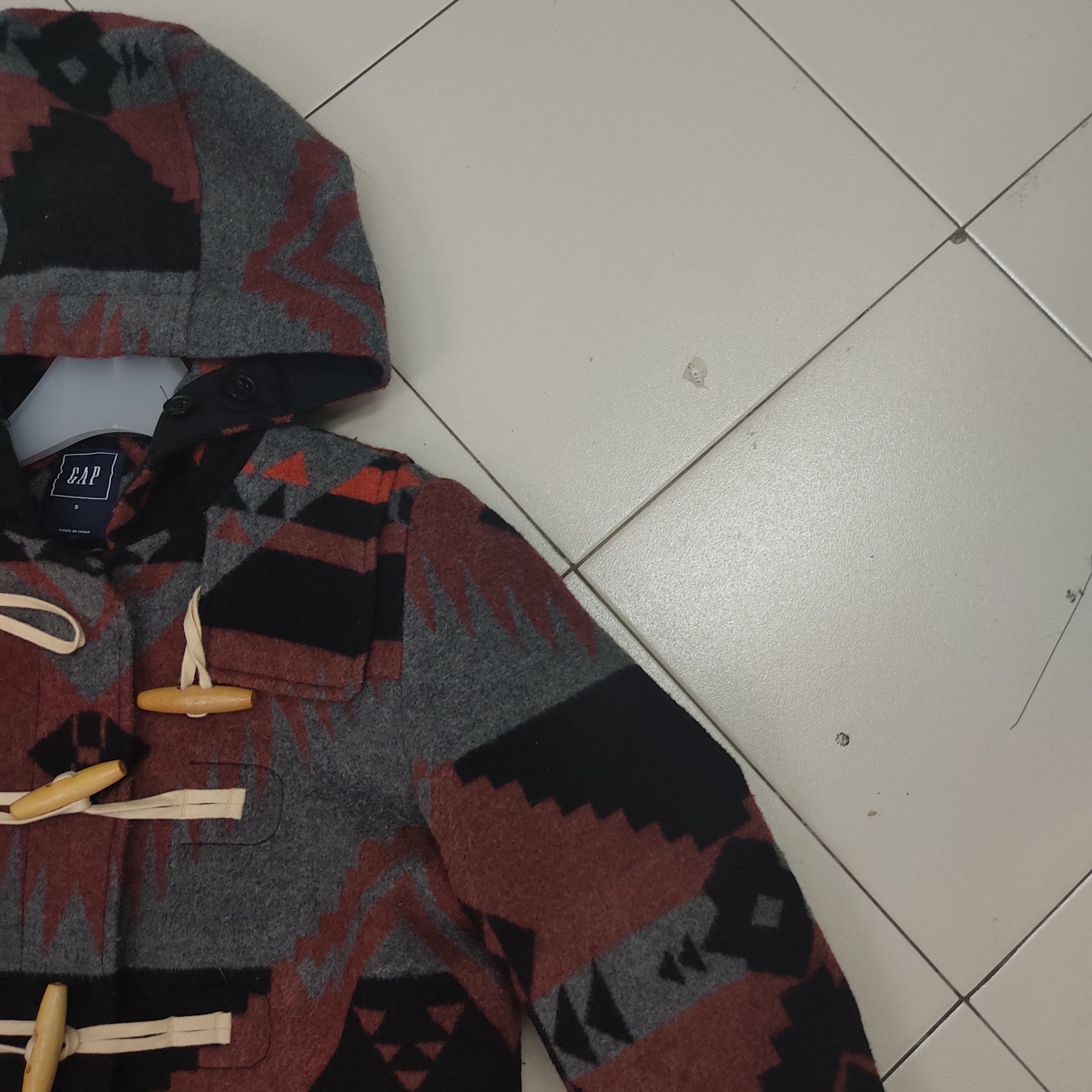 Gap × Native Gap Aztec navajo native pattern hoodie wool jacket Size US S / EU 44-46 / 1 - 7 Thumbnail