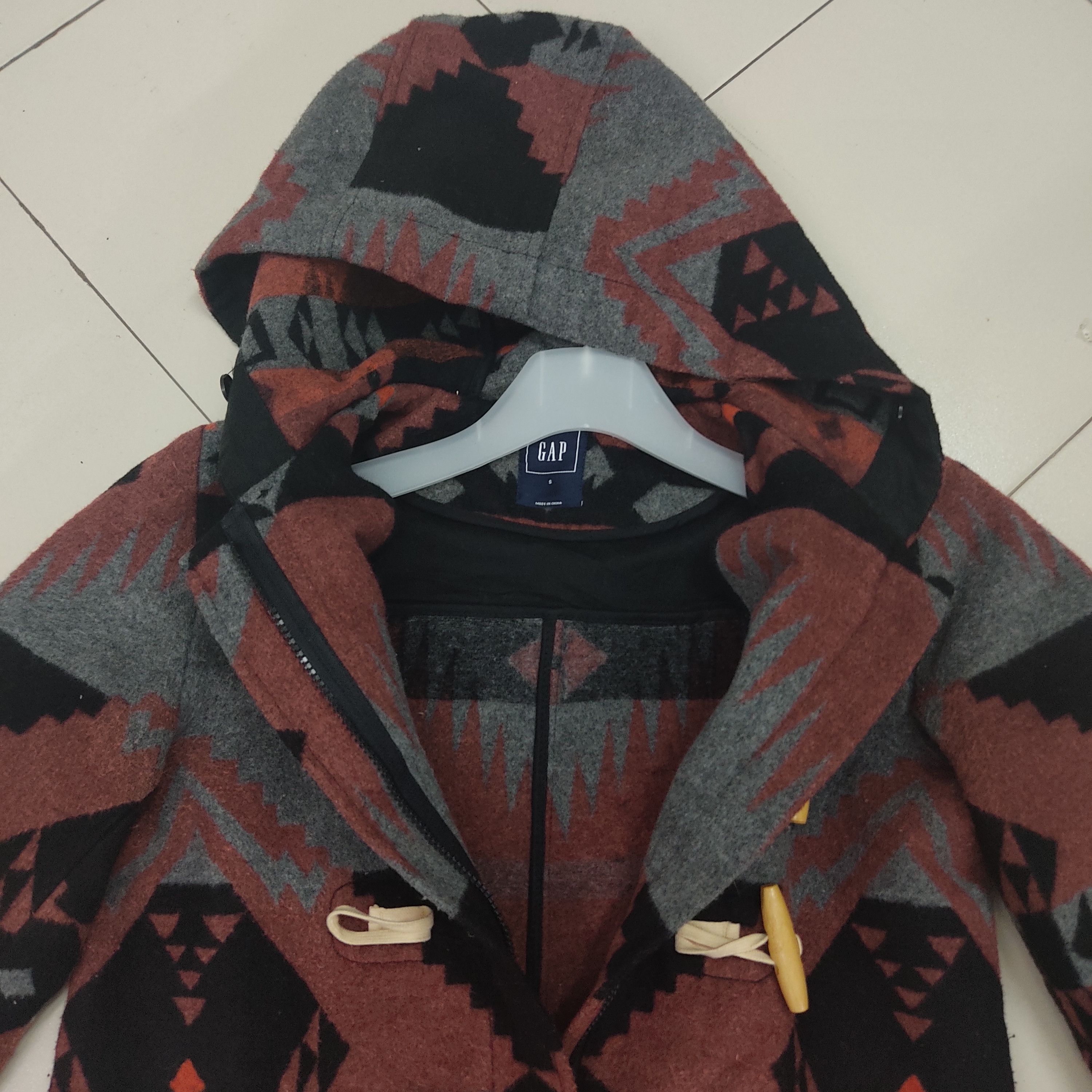 Gap × Native Gap Aztec navajo native pattern hoodie wool jacket Size US S / EU 44-46 / 1 - 11 Thumbnail