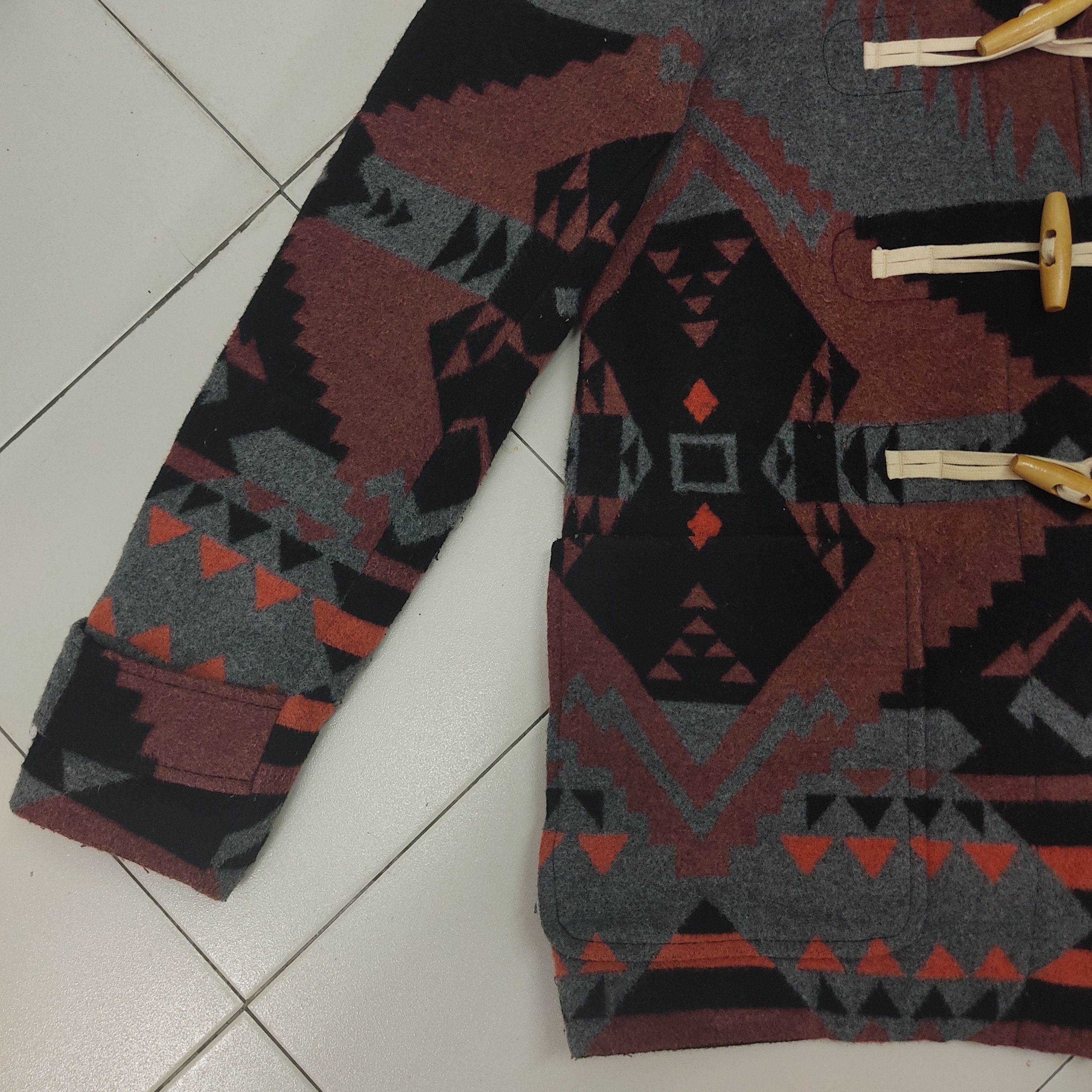 Gap × Native Gap Aztec navajo native pattern hoodie wool jacket Size US S / EU 44-46 / 1 - 8 Thumbnail