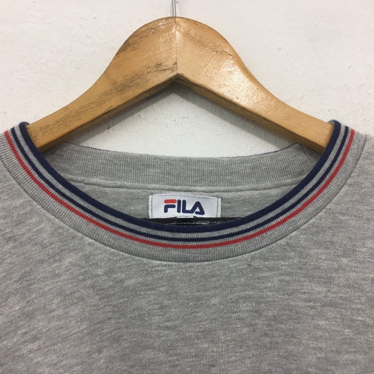 Fila × Vintage FILA Sweatshirt Crewneck Small Logo Spellout FILA Size US L / EU 52-54 / 3 - 5 Thumbnail