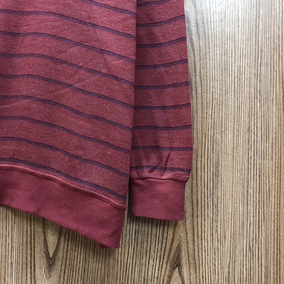 Japanese Brand × Kansai Yamamoto Vintage Kansai Yamamoto Homme Sweatshirt Striped Design Size US XL / EU 56 / 4 - 5 Thumbnail