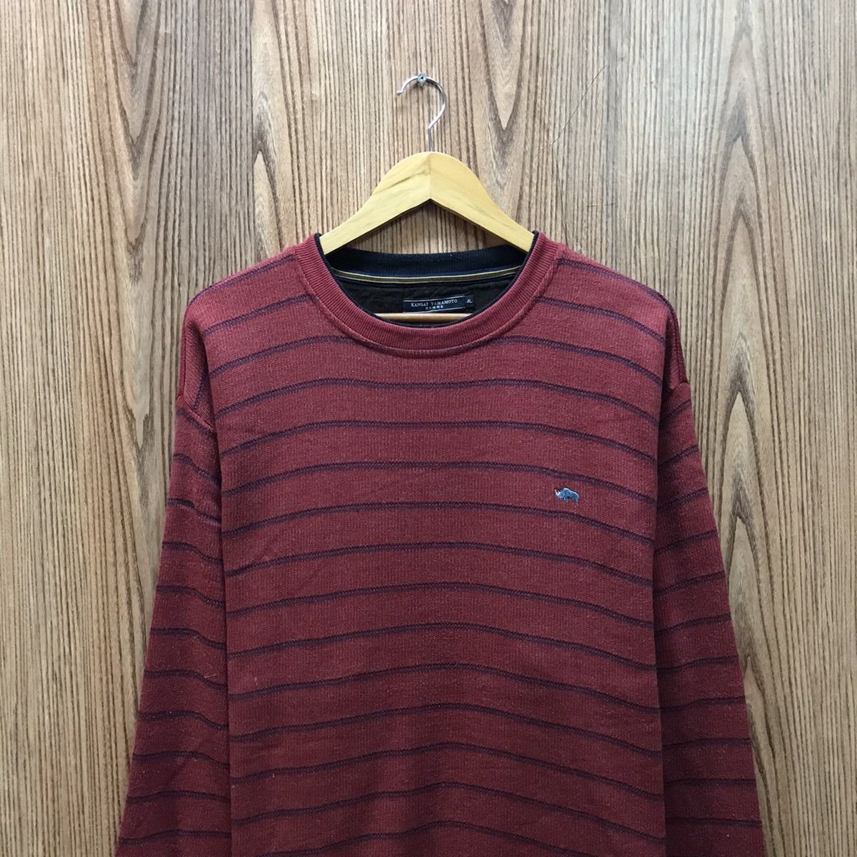 Vintage Kansai Yamamoto Homme Sweatshirt Striped Design