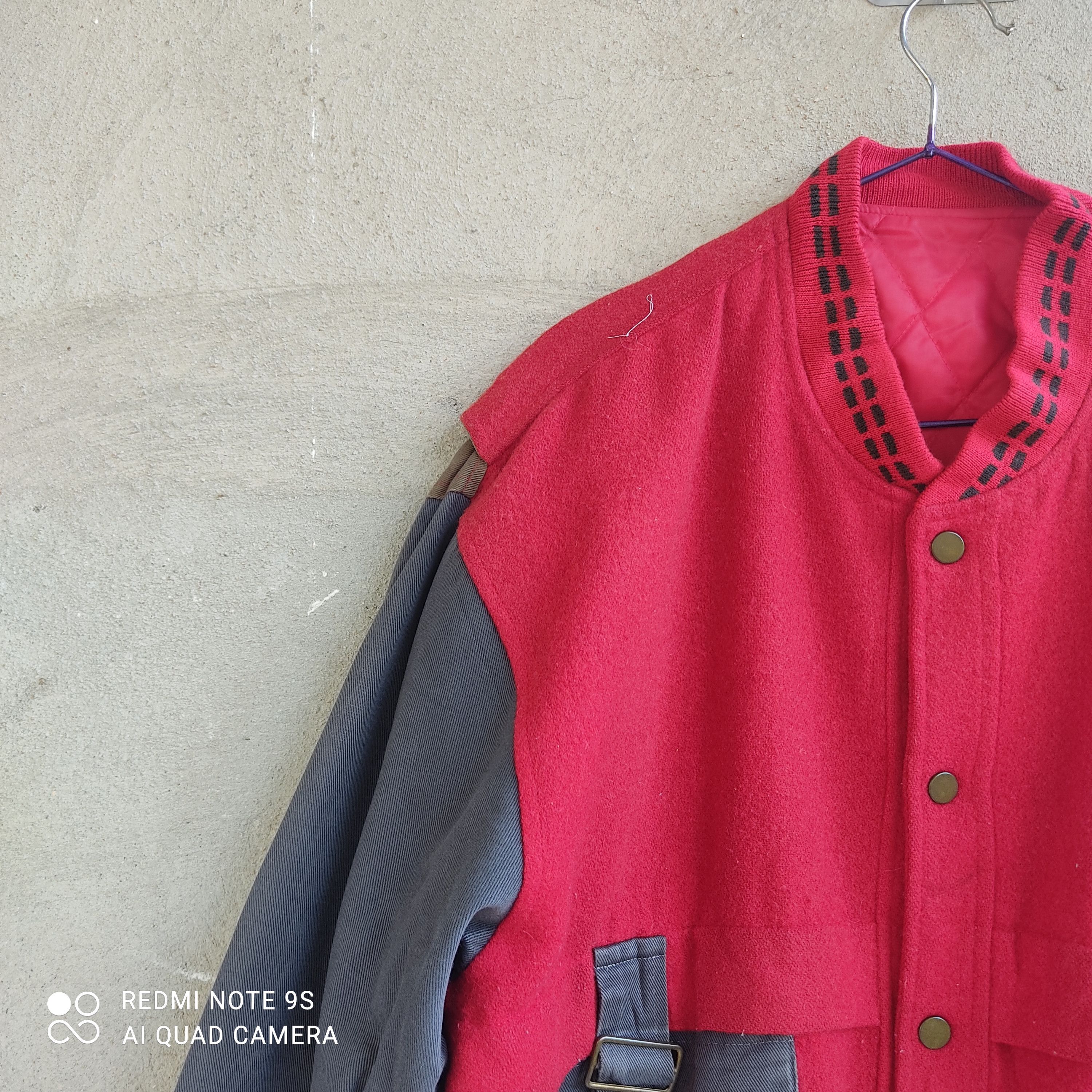 Vintage Vintage Elvencedor Patchwork Cutton Sleeve Varsity Jacket Size US L / EU 52-54 / 3 - 2 Thumbnail