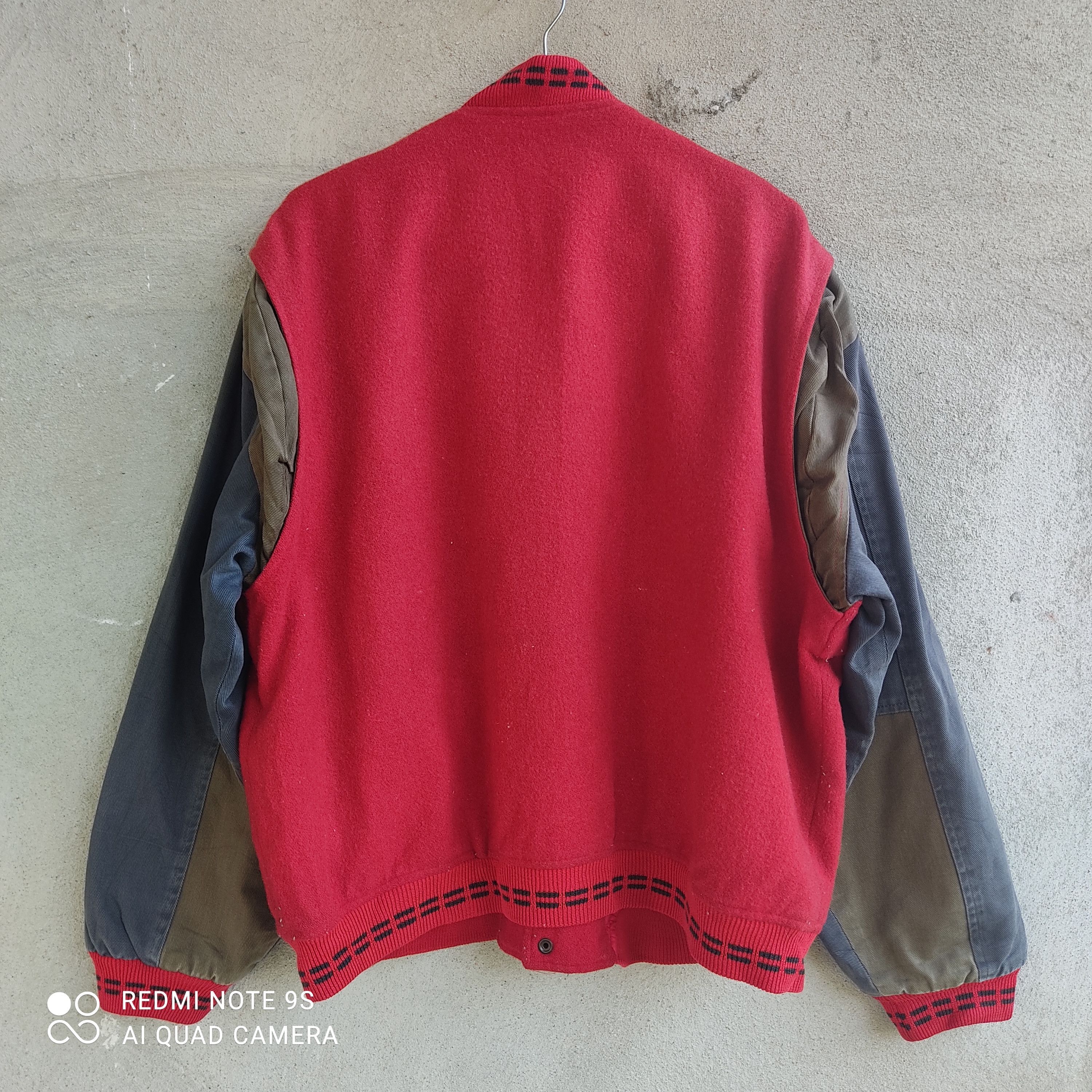 Vintage Vintage Elvencedor Patchwork Cutton Sleeve Varsity Jacket Size US L / EU 52-54 / 3 - 7 Thumbnail