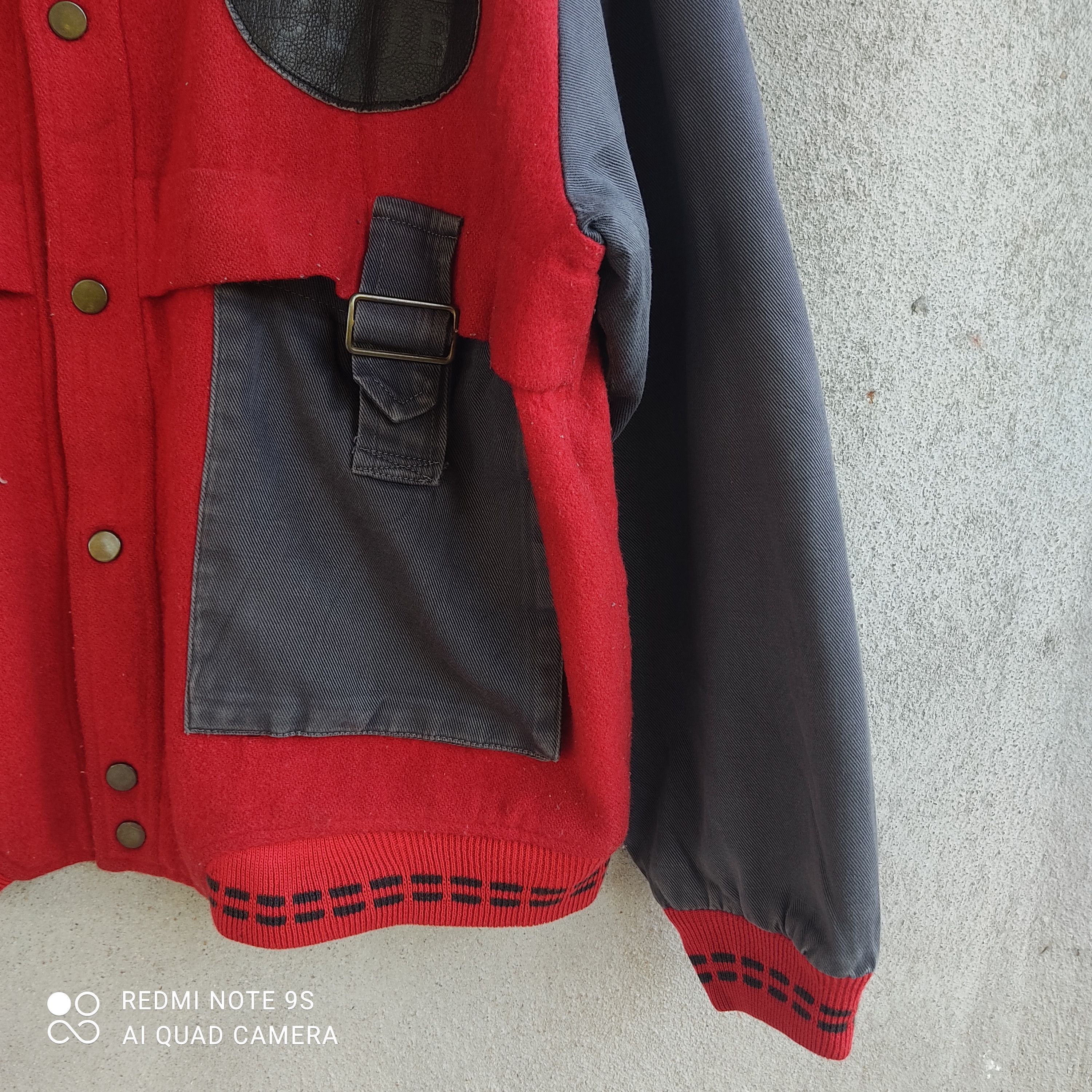 Vintage Vintage Elvencedor Patchwork Cutton Sleeve Varsity Jacket Size US L / EU 52-54 / 3 - 5 Thumbnail