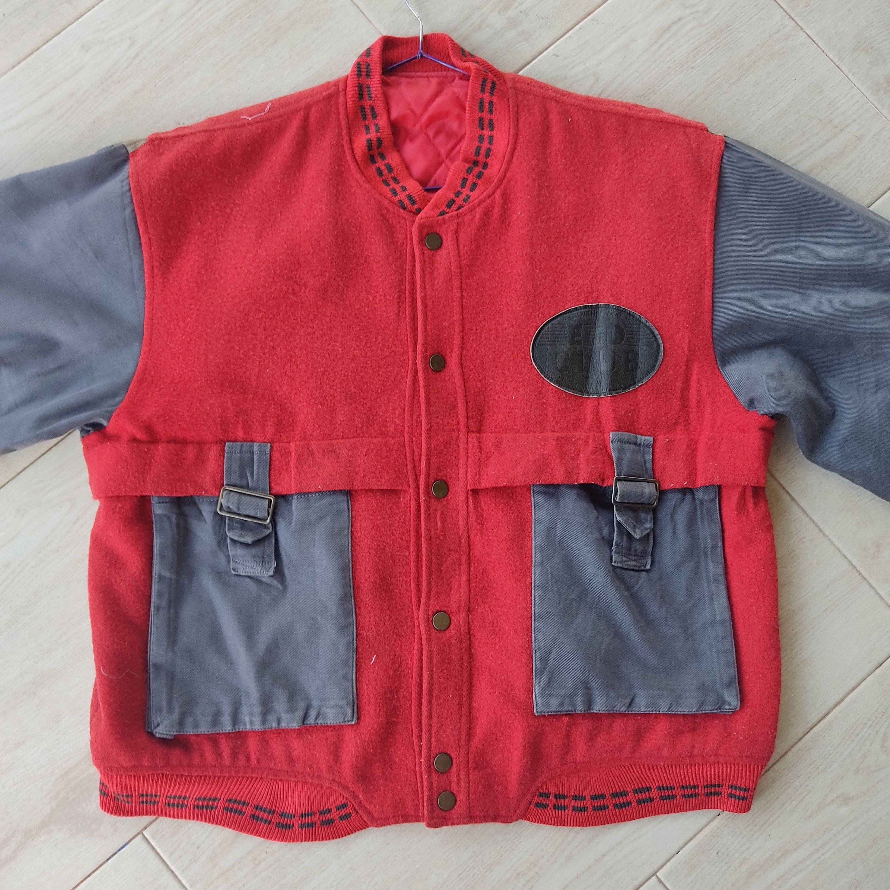 Vintage Vintage Elvencedor Patchwork Cutton Sleeve Varsity Jacket Size US L / EU 52-54 / 3 - 9 Thumbnail