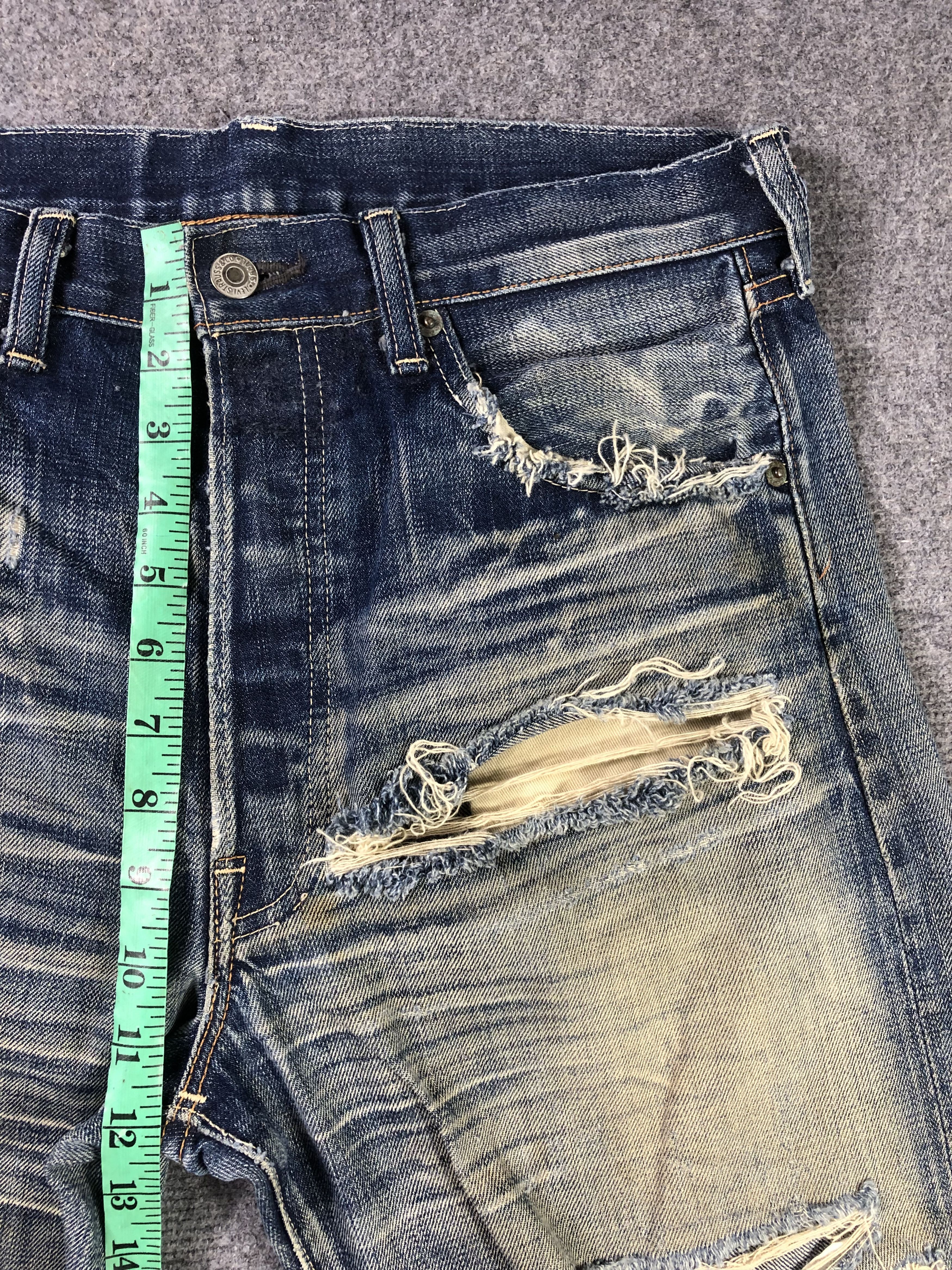 Levi's Faded Blue Vintage Levis Big E LVC Denim Jeans 33x33 Size US 33 - 9 Thumbnail
