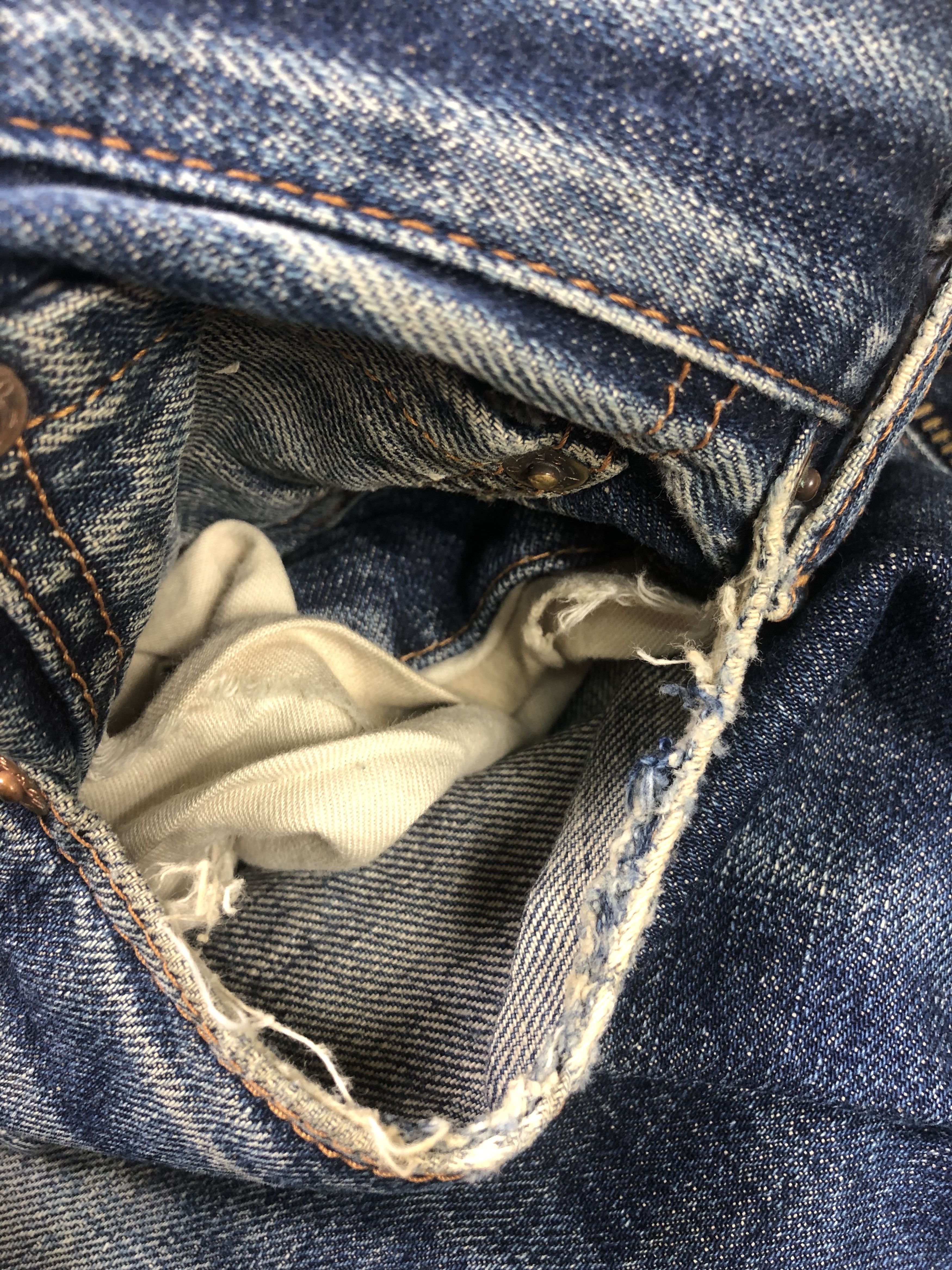 Levi's Vintage Levis Big E 502 Jeans Selvedges 32x29.5 Size US 32 / EU 48 - 5 Thumbnail
