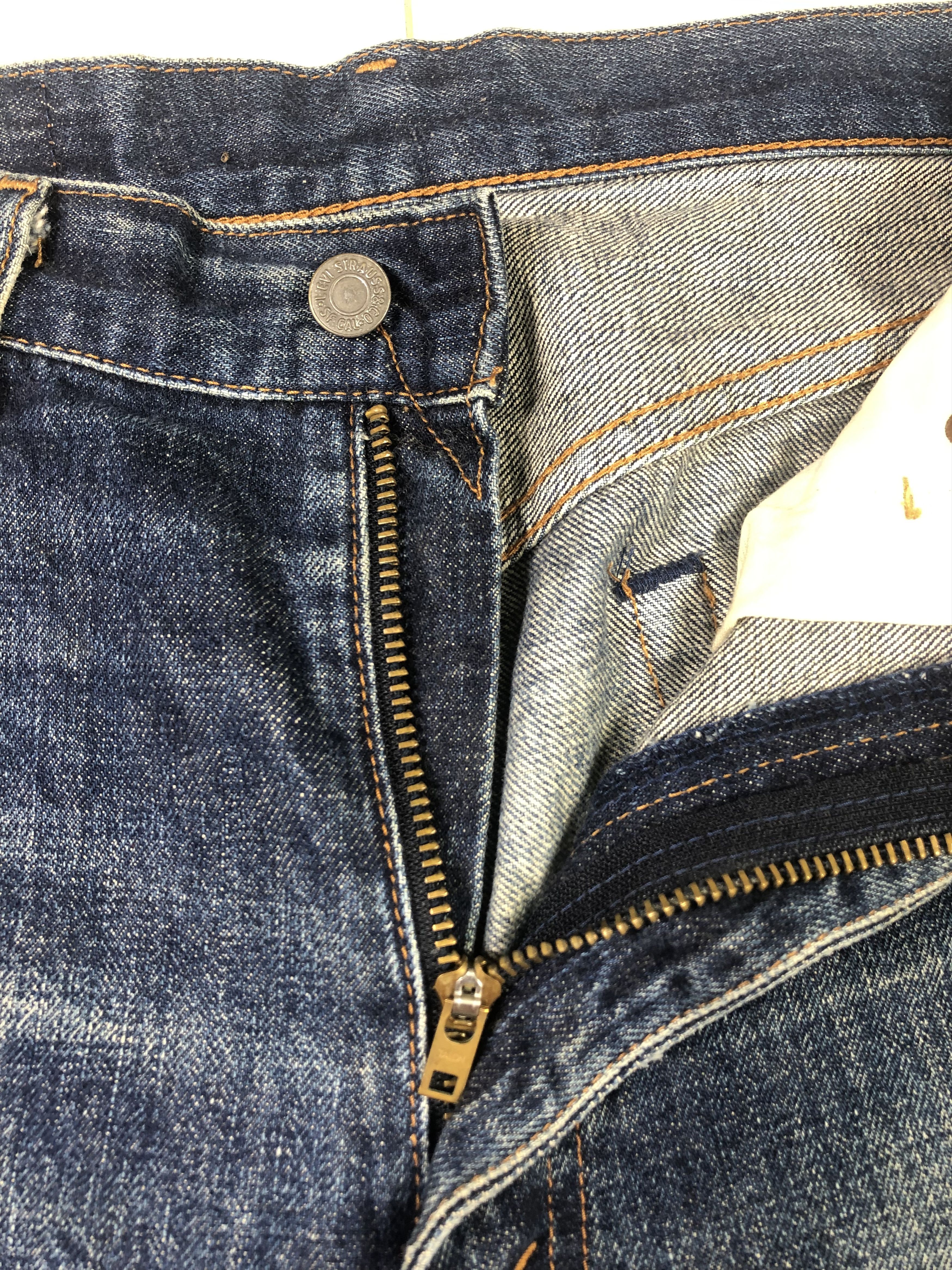 Levi's Vintage Levis Big E 502 Jeans Selvedges 32x29.5 Size US 32 / EU 48 - 2 Thumbnail