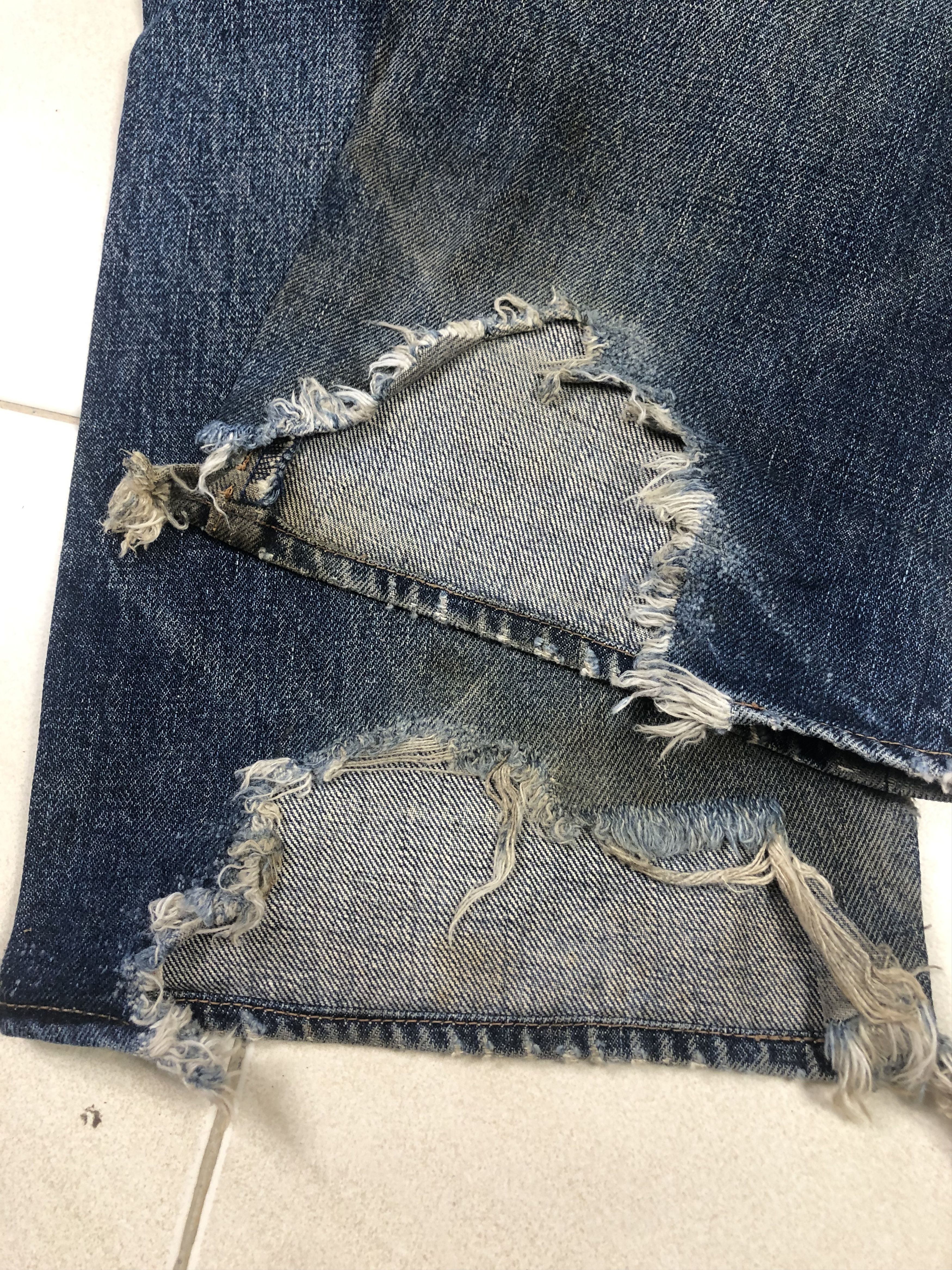 Levi's Vintage Levis Big E 502 Jeans Selvedges 32x29.5 Size US 32 / EU 48 - 9 Thumbnail