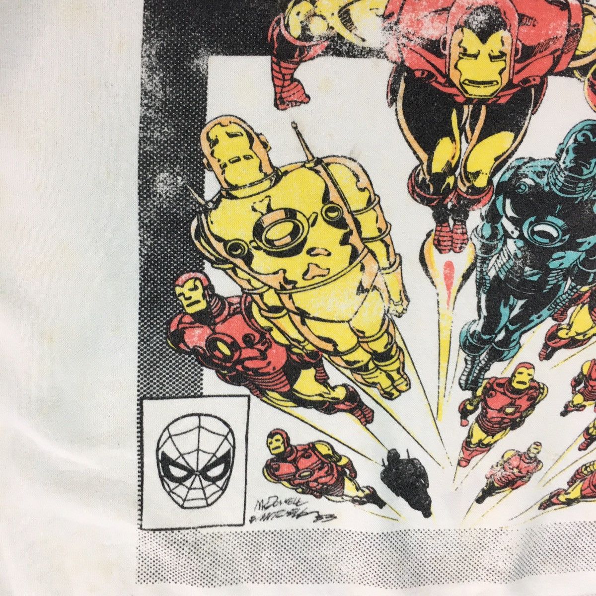 Marvel Comics × Vintage × Warner Bros Marvel Comics Group Iron Man Superhero Sweatshirt Size US S / EU 44-46 / 1 - 3 Thumbnail