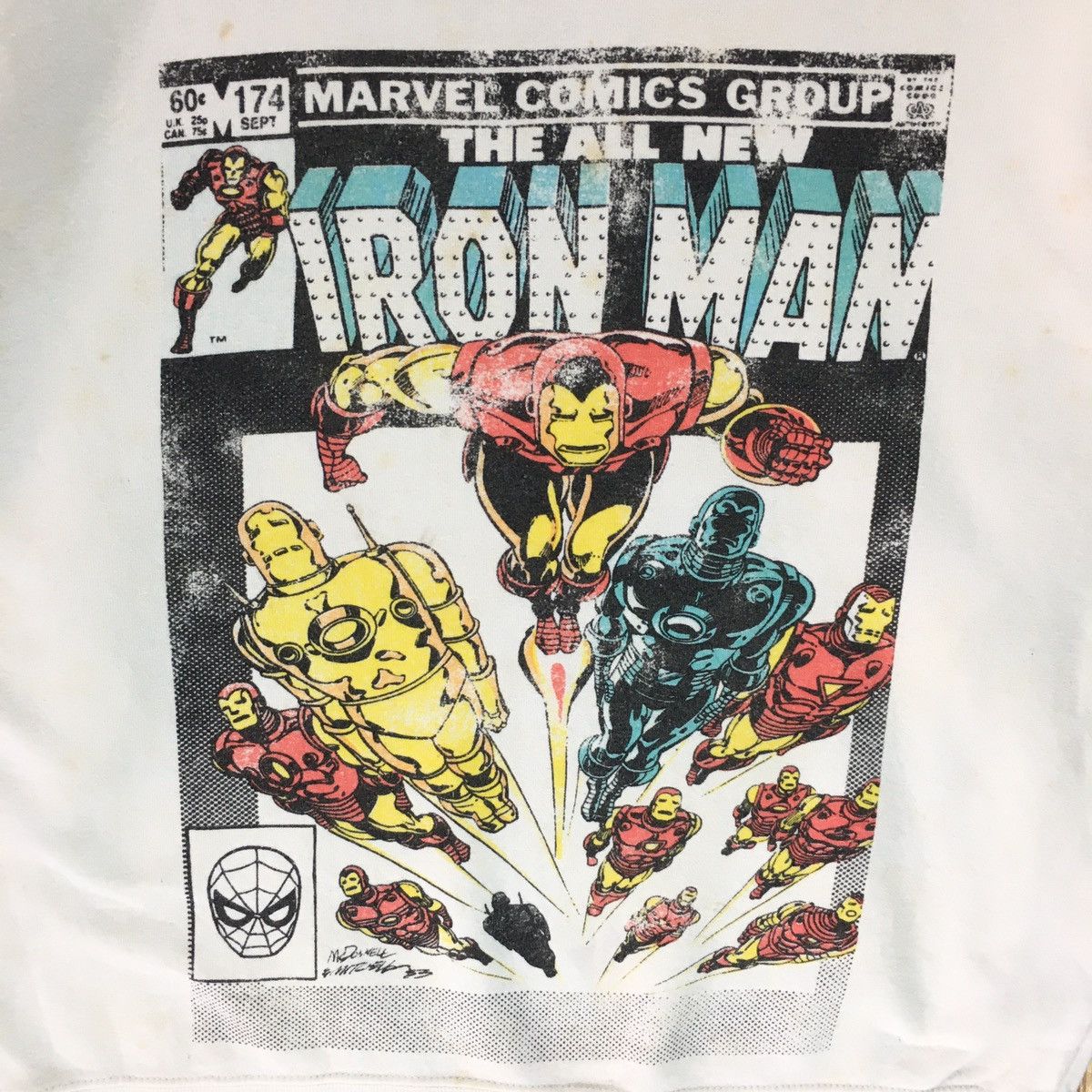 Marvel Comics × Vintage × Warner Bros Marvel Comics Group Iron Man Superhero Sweatshirt Size US S / EU 44-46 / 1 - 2 Thumbnail