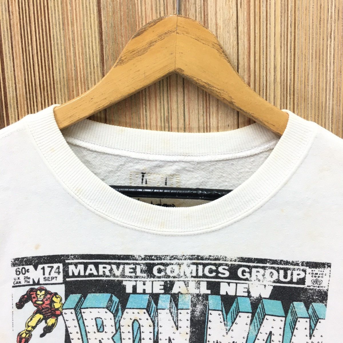 Marvel Comics × Vintage × Warner Bros Marvel Comics Group Iron Man Superhero Sweatshirt Size US S / EU 44-46 / 1 - 6 Thumbnail