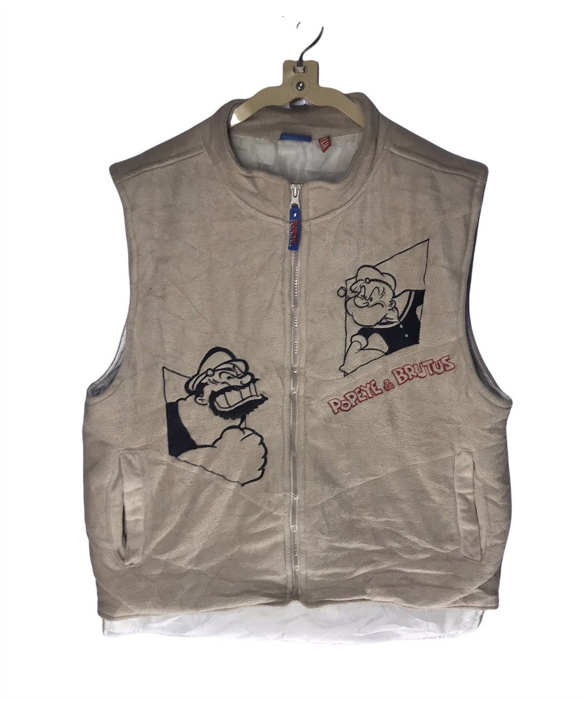 Cartoon Network Popeye&brutus sleeveless zipper sweater Size US L / EU 52-54 / 3 - 1 Thumbnail