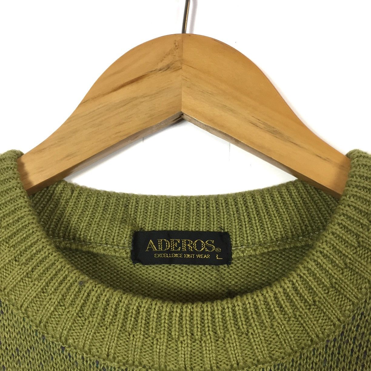 Japanese Brand × Vintage Vintage Aderos Fleece Sweatshirt CrewNeck Art Design Knit Size US M / EU 48-50 / 2 - 4 Thumbnail