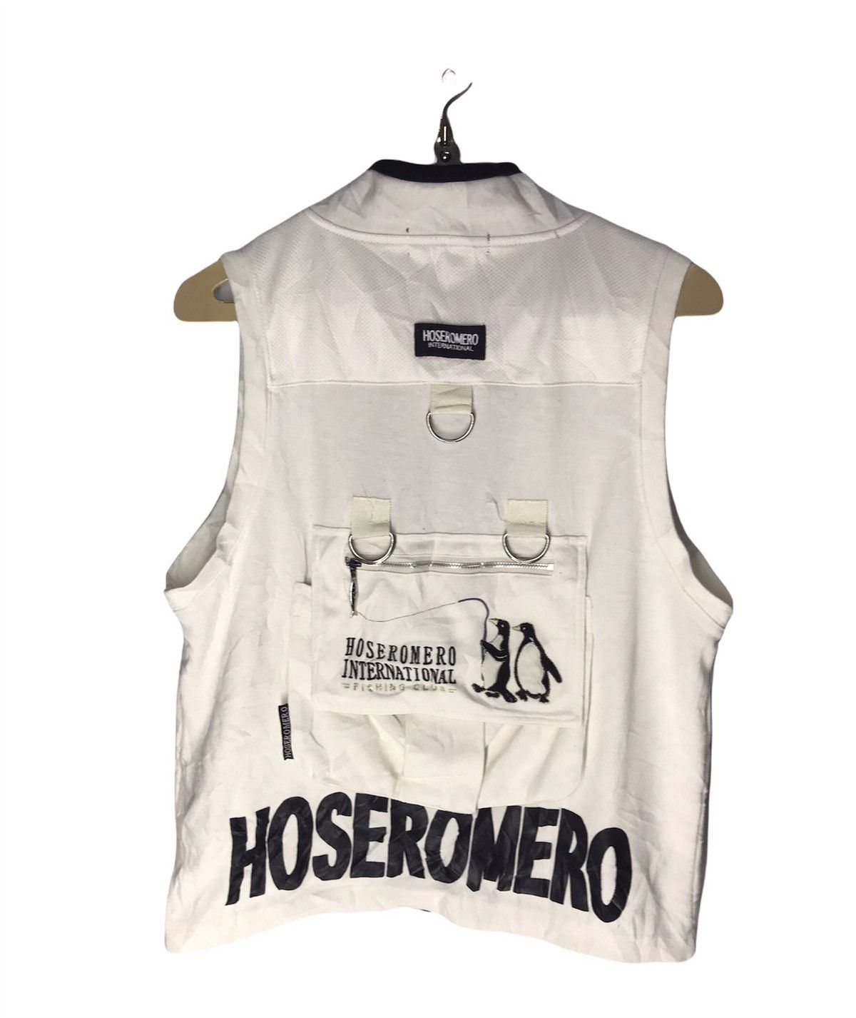 Japanese Brand Sleeveless sweater fishing by hoseromero club fishing Size US M / EU 48-50 / 2 - 5 Thumbnail
