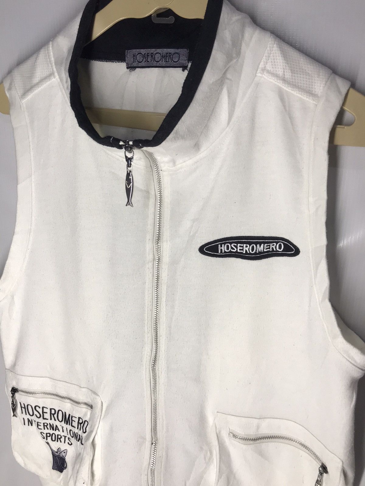 Japanese Brand Sleeveless sweater fishing by hoseromero club fishing Size US M / EU 48-50 / 2 - 4 Thumbnail