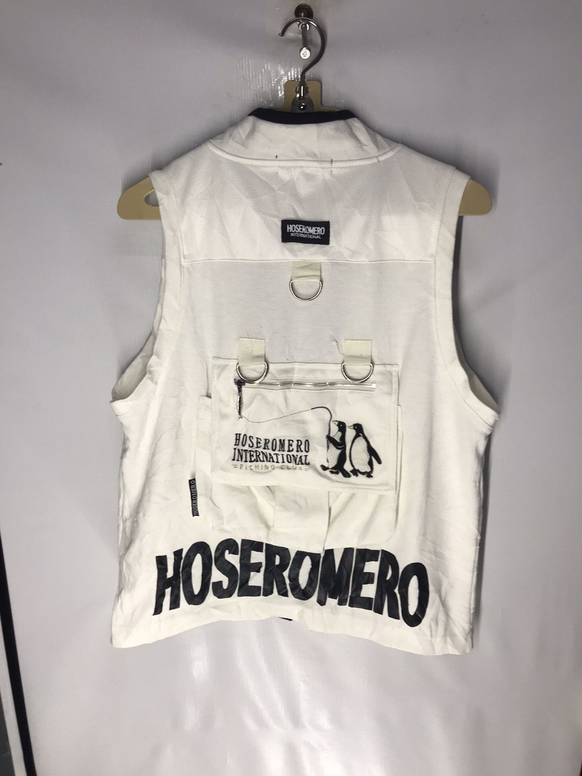 Japanese Brand Sleeveless sweater fishing by hoseromero club fishing Size US M / EU 48-50 / 2 - 9 Thumbnail