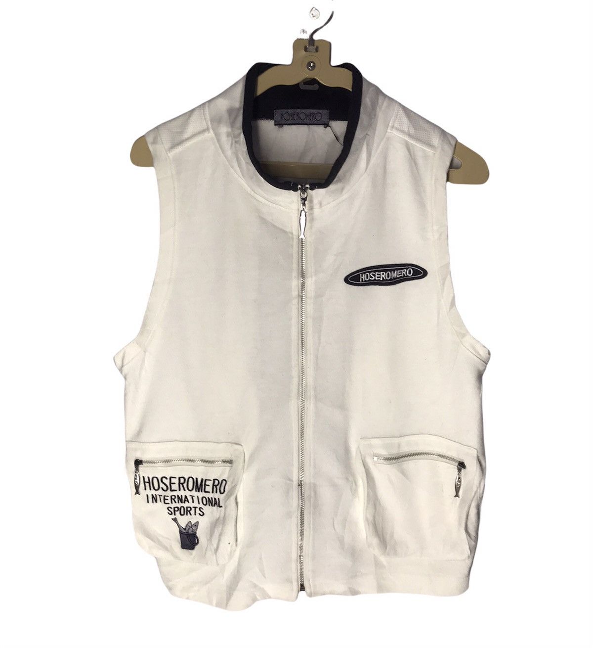 Japanese Brand Sleeveless sweater fishing by hoseromero club fishing Size US M / EU 48-50 / 2 - 1 Thumbnail