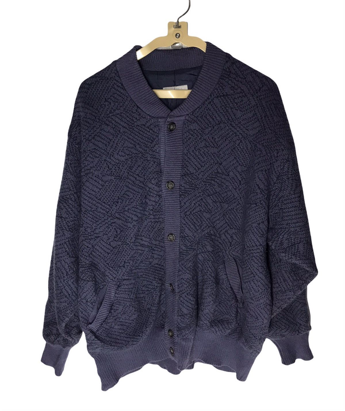 Japanese Brand Knitwear button sweater by kosugi Size US L / EU 52-54 / 3 - 1 Thumbnail