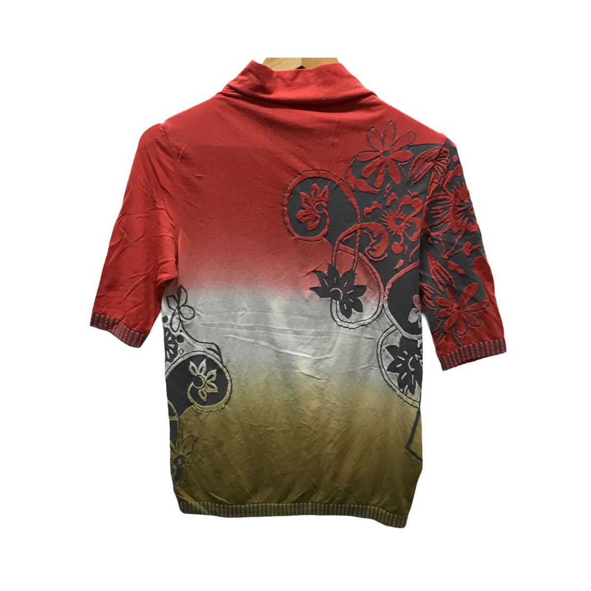 Hiroko Koshino Homme × Japanese Brand Vintage Hiroko Koshino Shirt Embroidery Art Trunk Hiroko Size US S / EU 44-46 / 1 - 2 Thumbnail