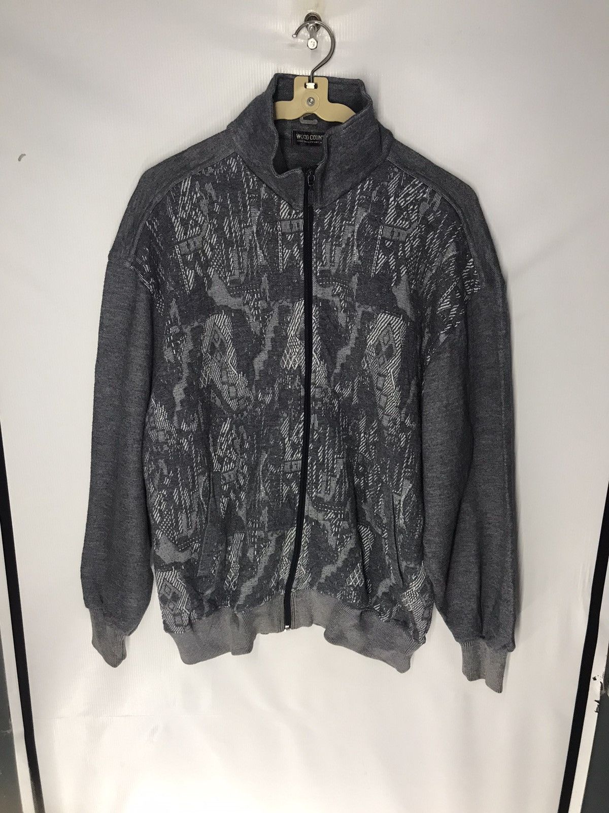 Japanese Brand Wood country zipper sweater Size US L / EU 52-54 / 3 - 6 Thumbnail