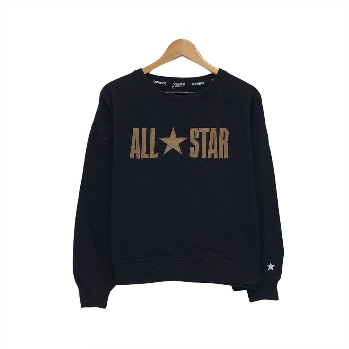 Converse × Japanese Brand × Vintage Vintage Converse All Star Sweatshirt Embroidered All Star Size US M / EU 48-50 / 2 - 1 Thumbnail