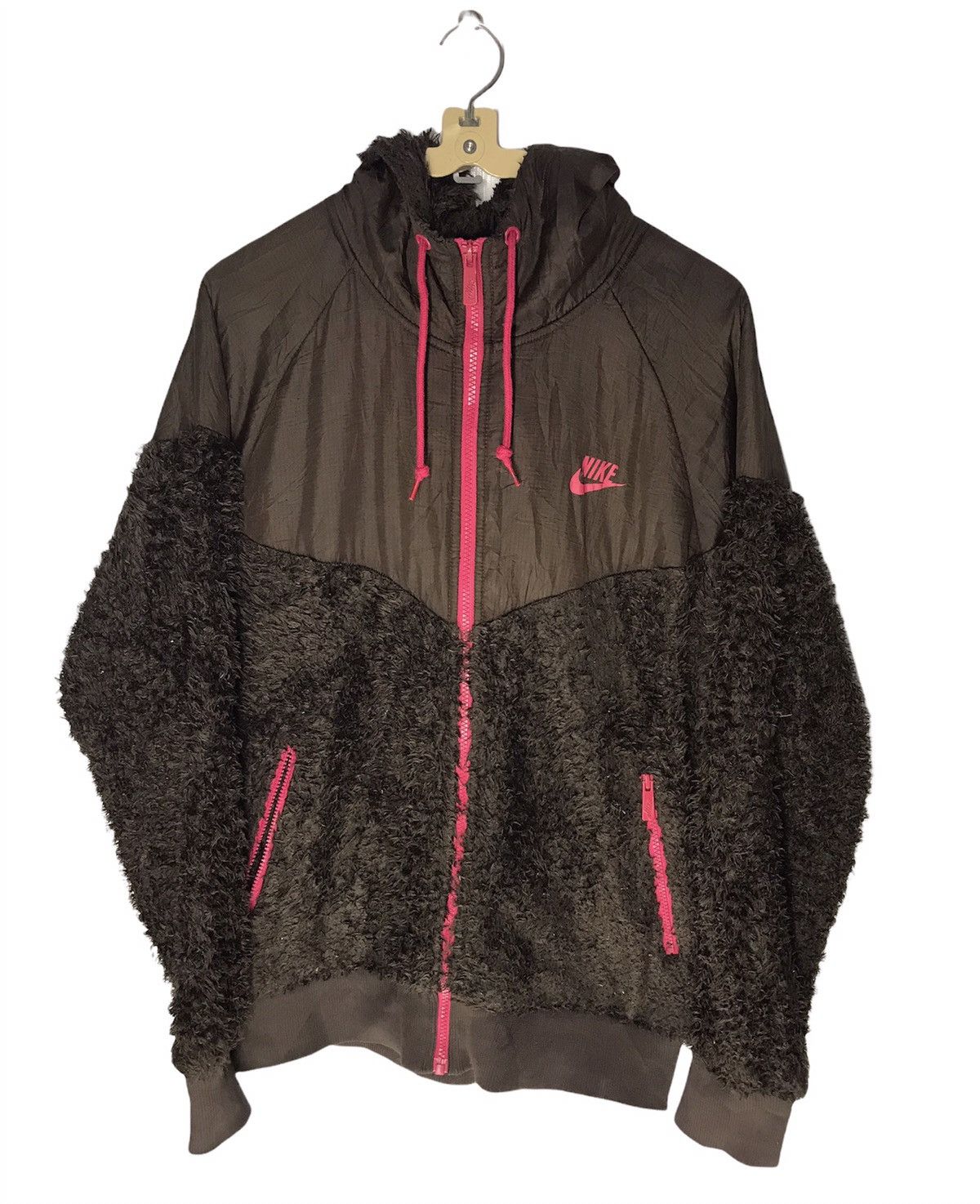 Nike Nike hoodie zipper fleece sweater small swoosh Size US L / EU 52-54 / 3 - 3 Thumbnail