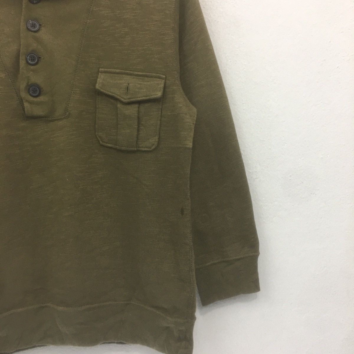 Polo Ralph Lauren × Ralph Lauren Vintage Polo Ralph Lauren Military Sweatshirt Logo Design Size US S / EU 44-46 / 1 - 5 Thumbnail