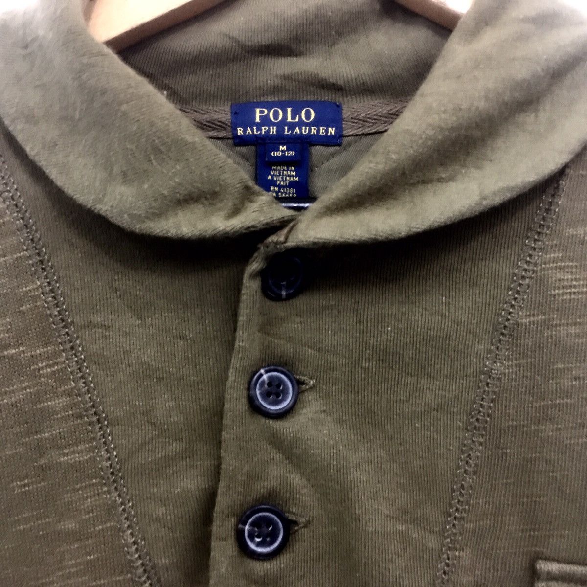 Polo Ralph Lauren × Ralph Lauren Vintage Polo Ralph Lauren Military Sweatshirt Logo Design Size US S / EU 44-46 / 1 - 3 Thumbnail