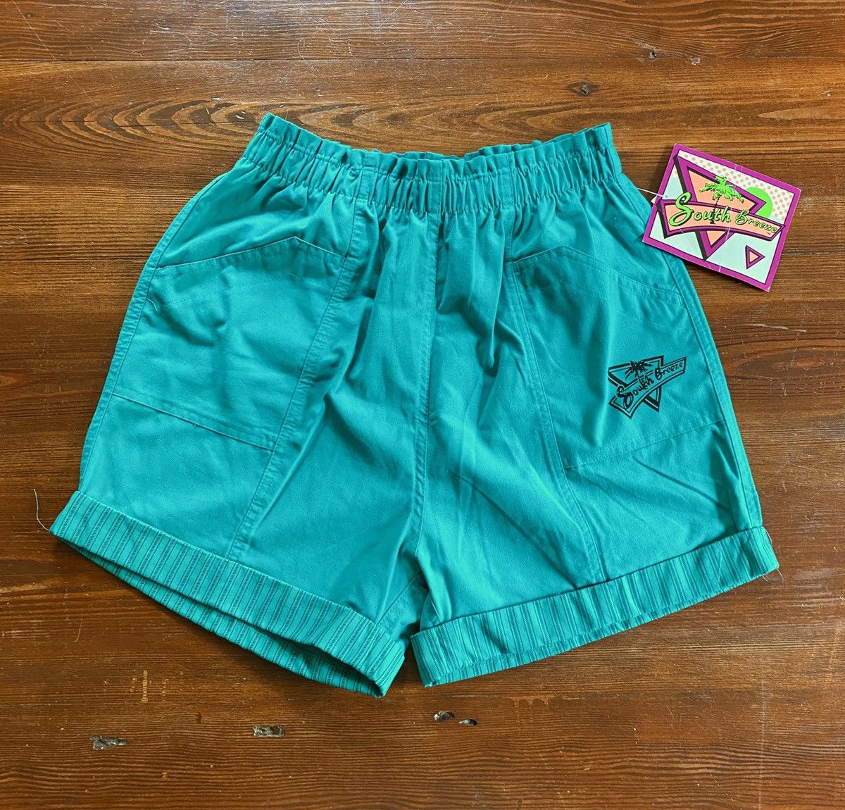 Vintage Vintage NWT ‘90 90’s South Breeze Shorts Size US 32 / EU 48 - 1 Thumbnail