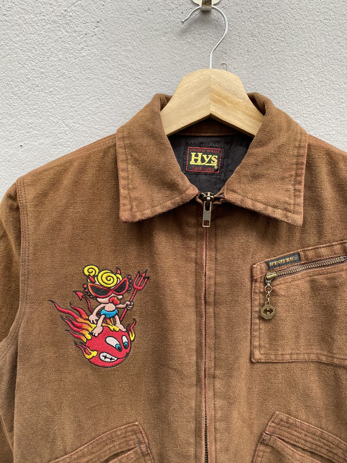 Hysteric Glamour Vintage Rare 90s Hysteric Glamour Mini Fireball Cupra Jacket Size US XXS / EU 40 - 11 Thumbnail