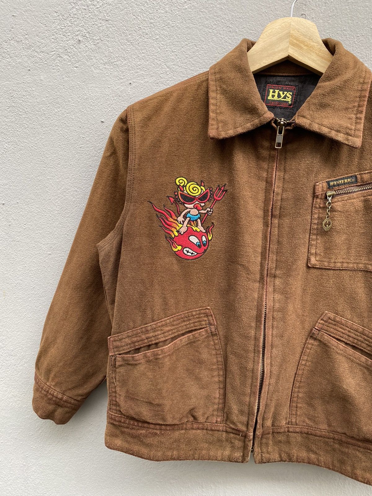 Hysteric Glamour Vintage Rare 90s Hysteric Glamour Mini Fireball Cupra Jacket Size US XXS / EU 40 - 6 Thumbnail
