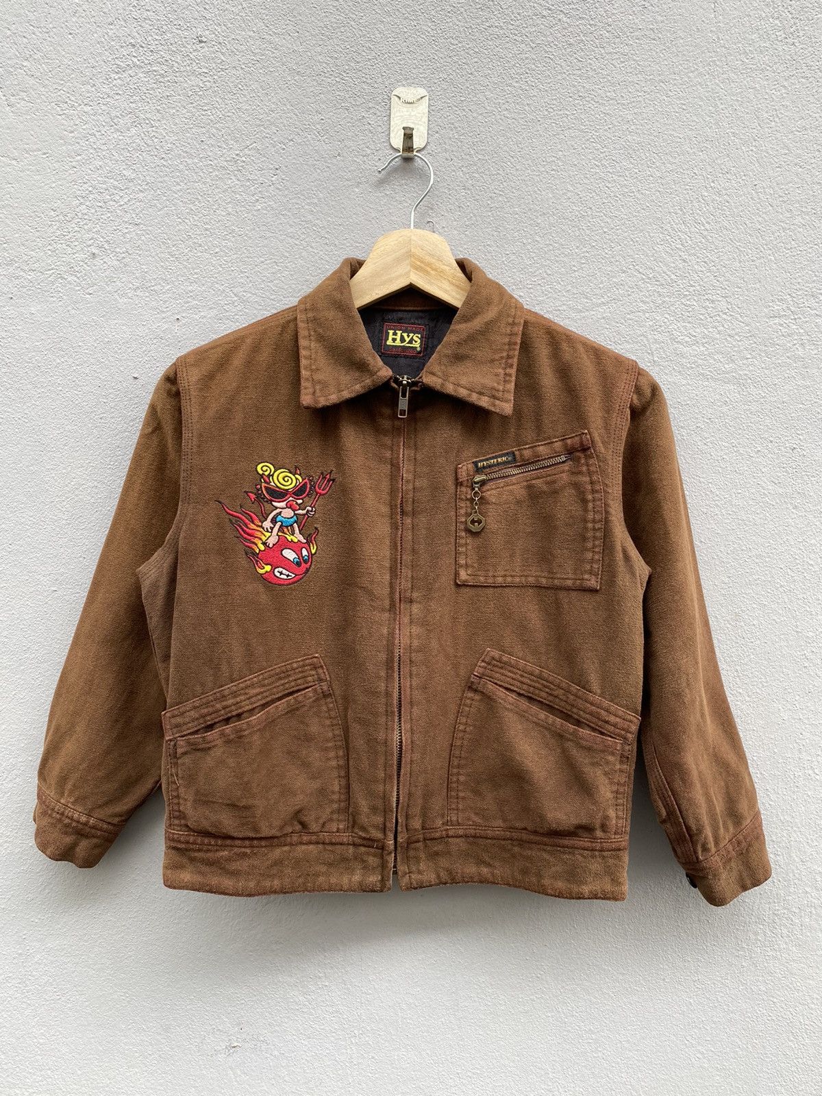 Hysteric Glamour Vintage Rare 90s Hysteric Glamour Mini Fireball Cupra Jacket Size US XXS / EU 40 - 1 Thumbnail
