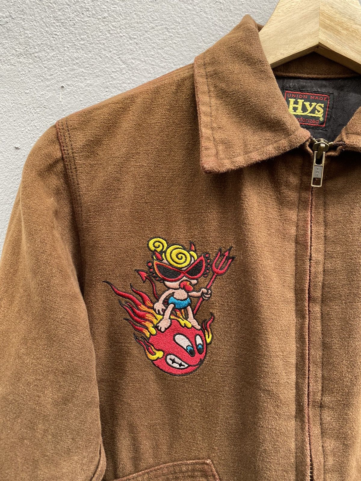 Hysteric Glamour Vintage Rare 90s Hysteric Glamour Mini Fireball Cupra Jacket Size US XXS / EU 40 - 15 Thumbnail