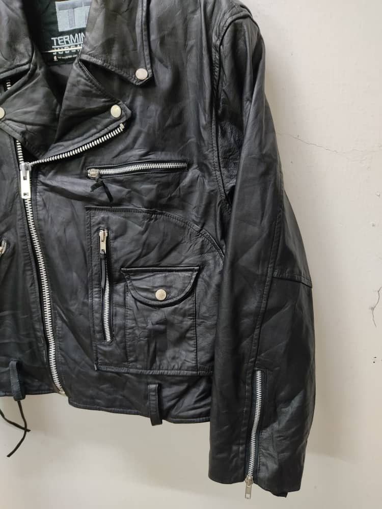 Vintage Terminator 2 Leather Jacket Size US L / EU 52-54 / 3 - 3 Thumbnail