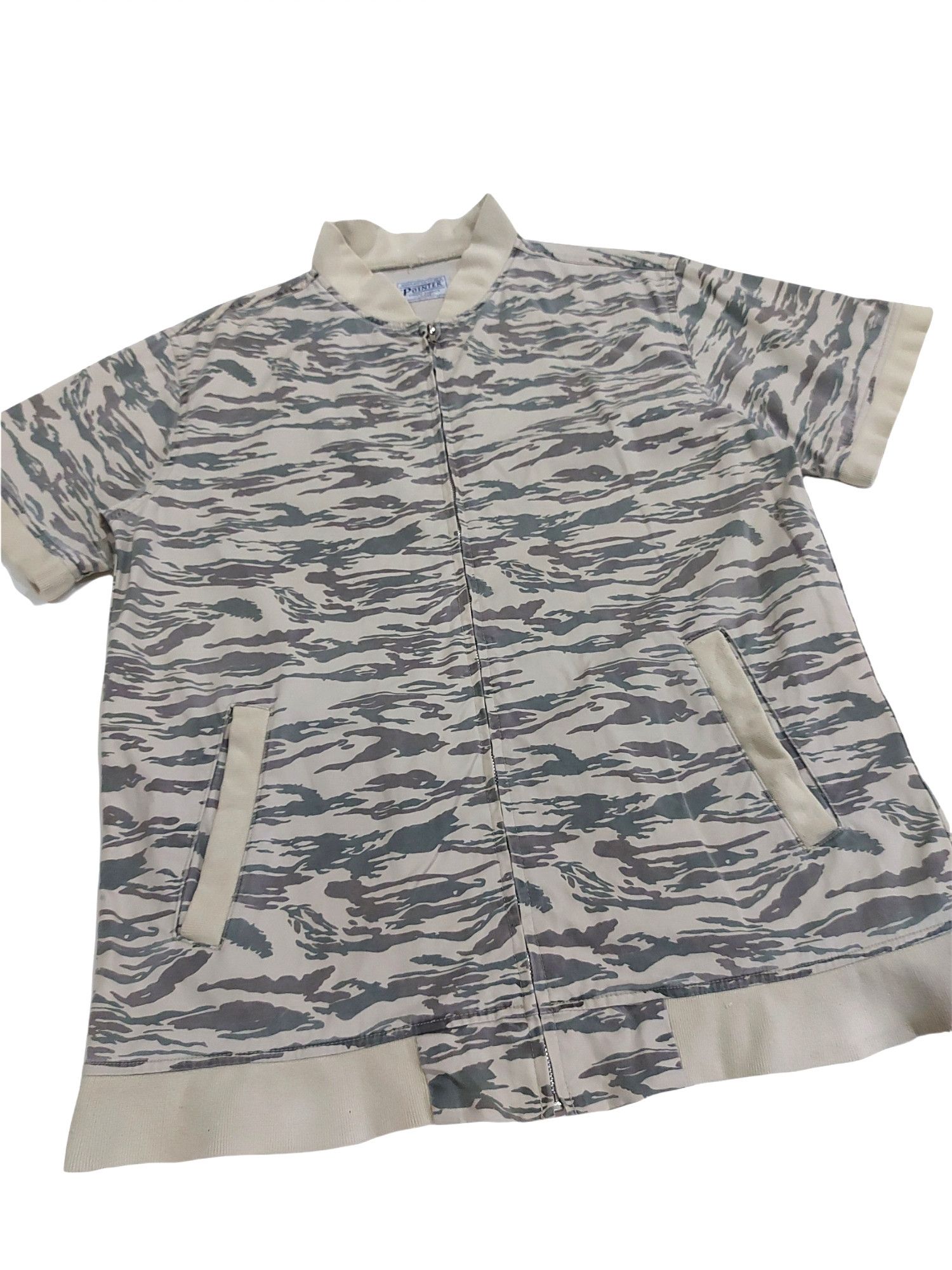 Designer × Japanese Brand × Pointer RARE! POINTER ARMY CAMO S/SLEEVE JACKET Size US L / EU 52-54 / 3 - 6 Thumbnail