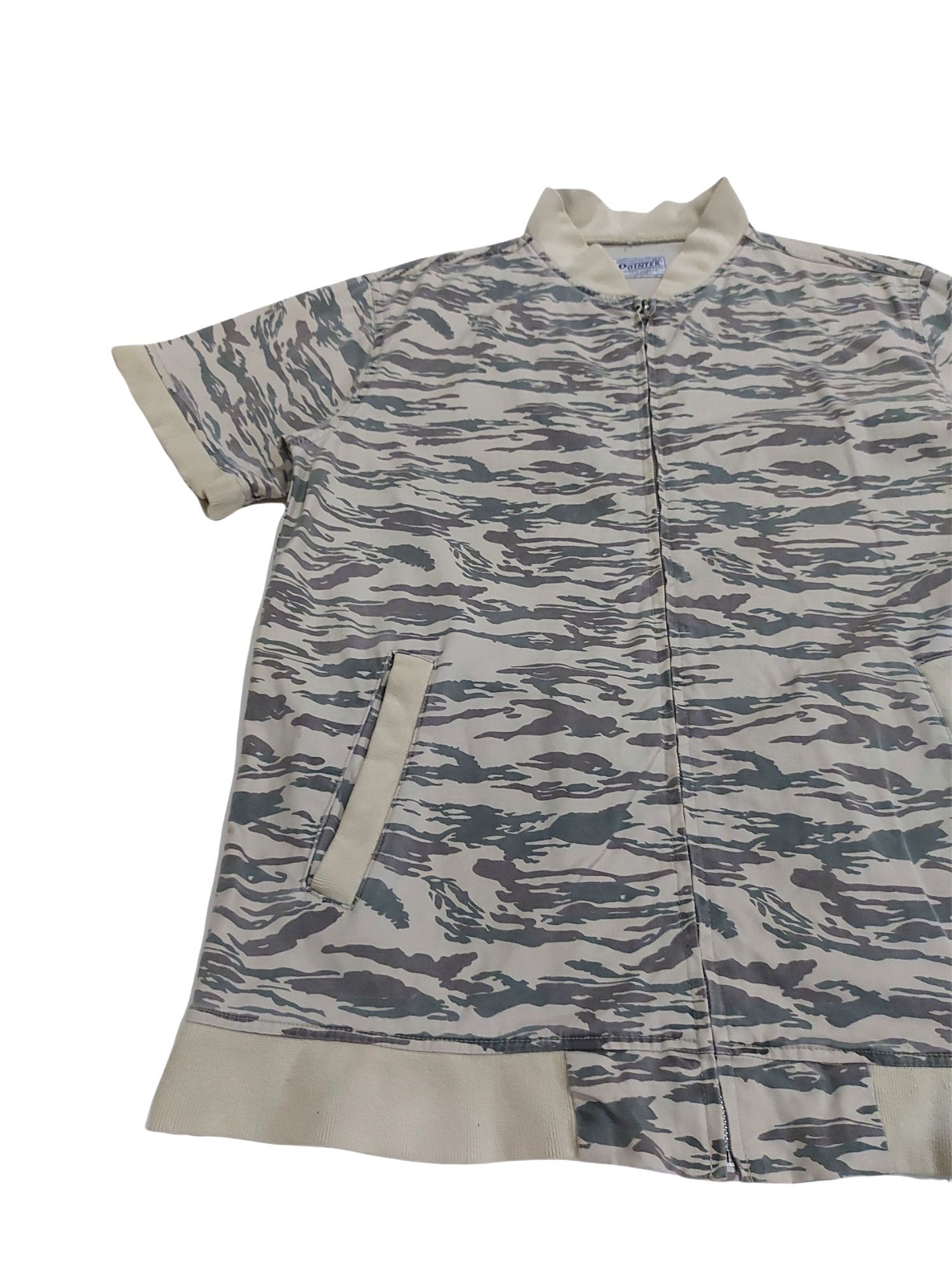 Designer × Japanese Brand × Pointer RARE! POINTER ARMY CAMO S/SLEEVE JACKET Size US L / EU 52-54 / 3 - 5 Thumbnail