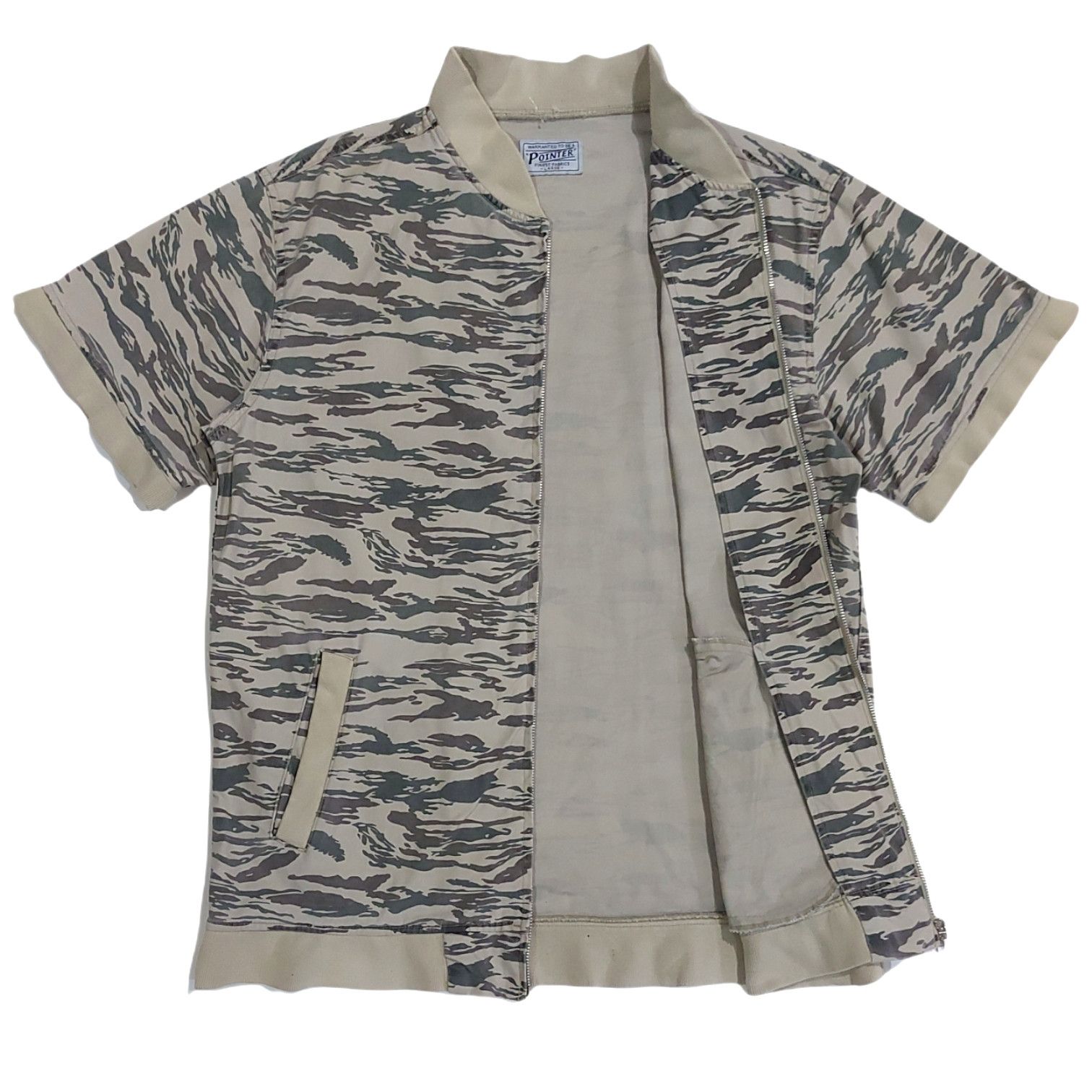 Designer × Japanese Brand × Pointer RARE! POINTER ARMY CAMO S/SLEEVE JACKET Size US L / EU 52-54 / 3 - 2 Thumbnail