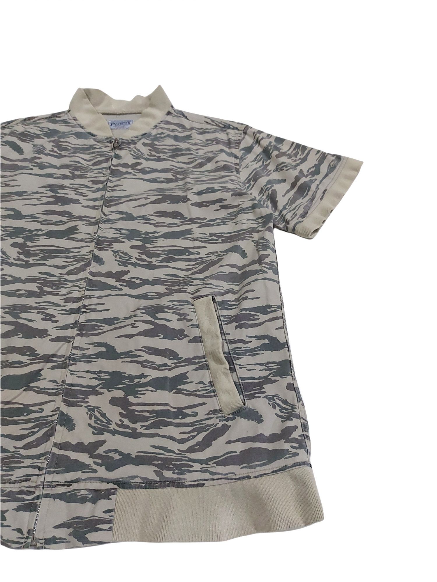 Designer × Japanese Brand × Pointer RARE! POINTER ARMY CAMO S/SLEEVE JACKET Size US L / EU 52-54 / 3 - 4 Thumbnail