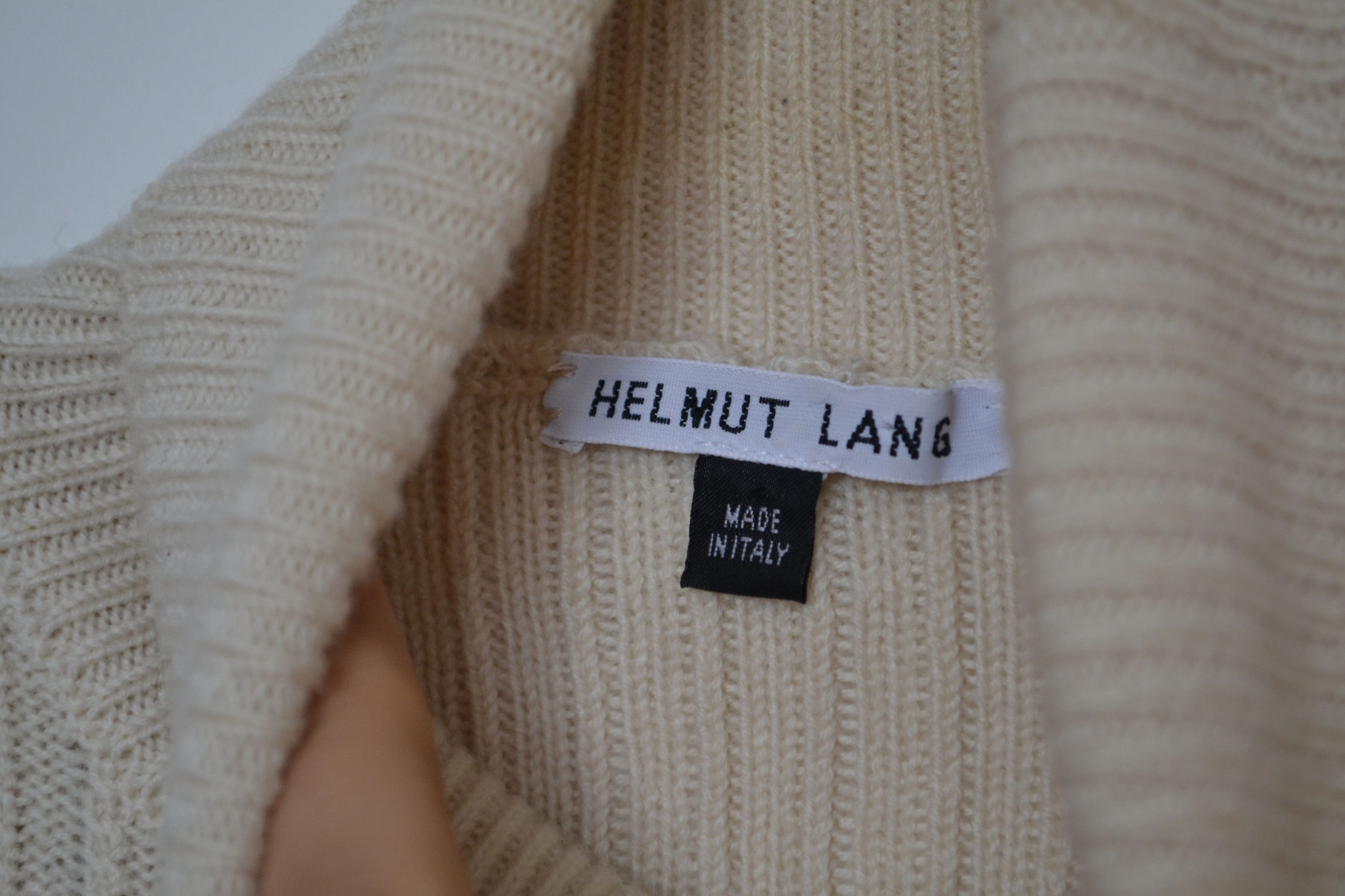 Vintage Helmut Lang Sweater Wool Turtleneck Knit 90s | Grailed