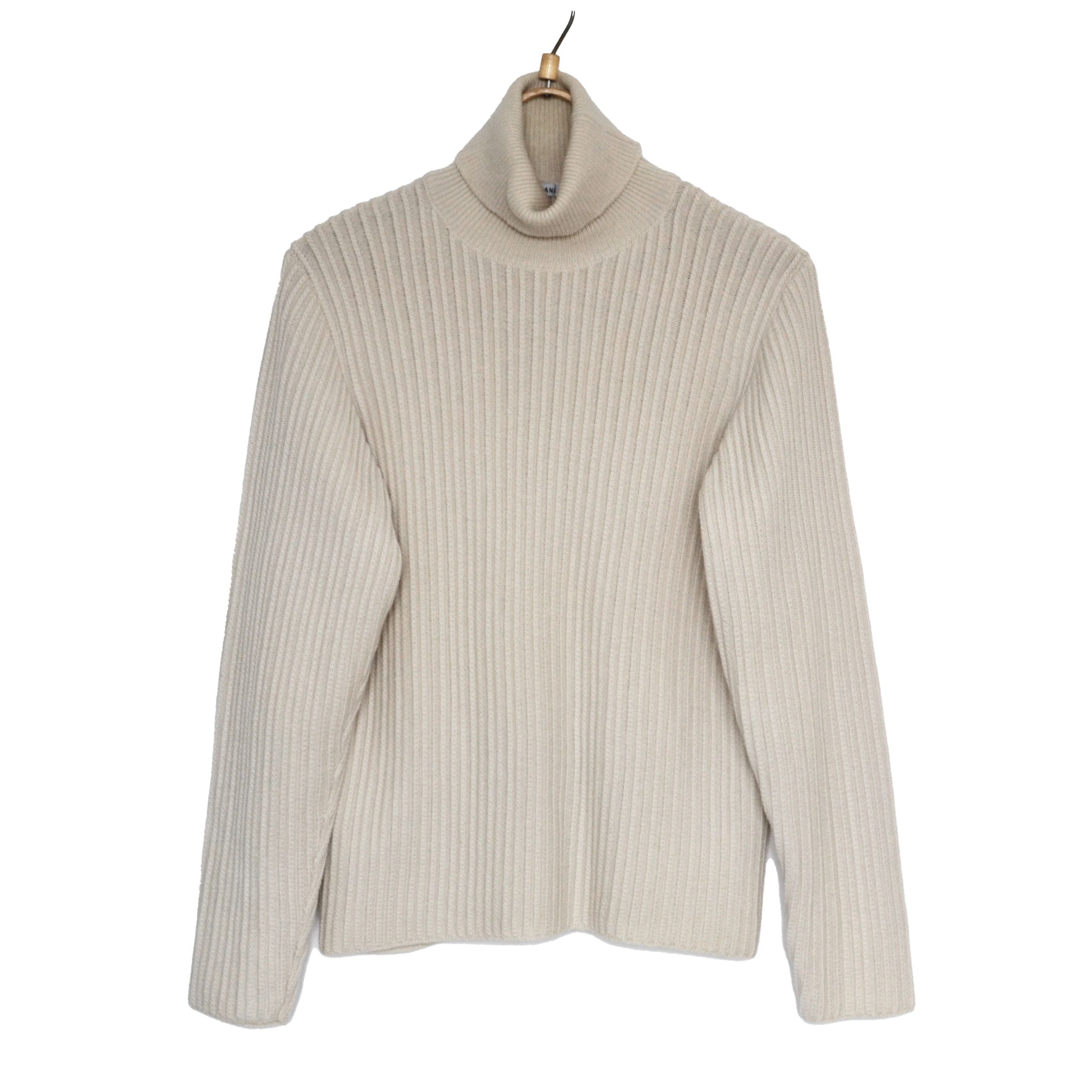 Helmut Lang Helmut Lang Sweater Wool Turtleneck Knit 90s Vintage Size US M / EU 48-50 / 2 - 1 Thumbnail