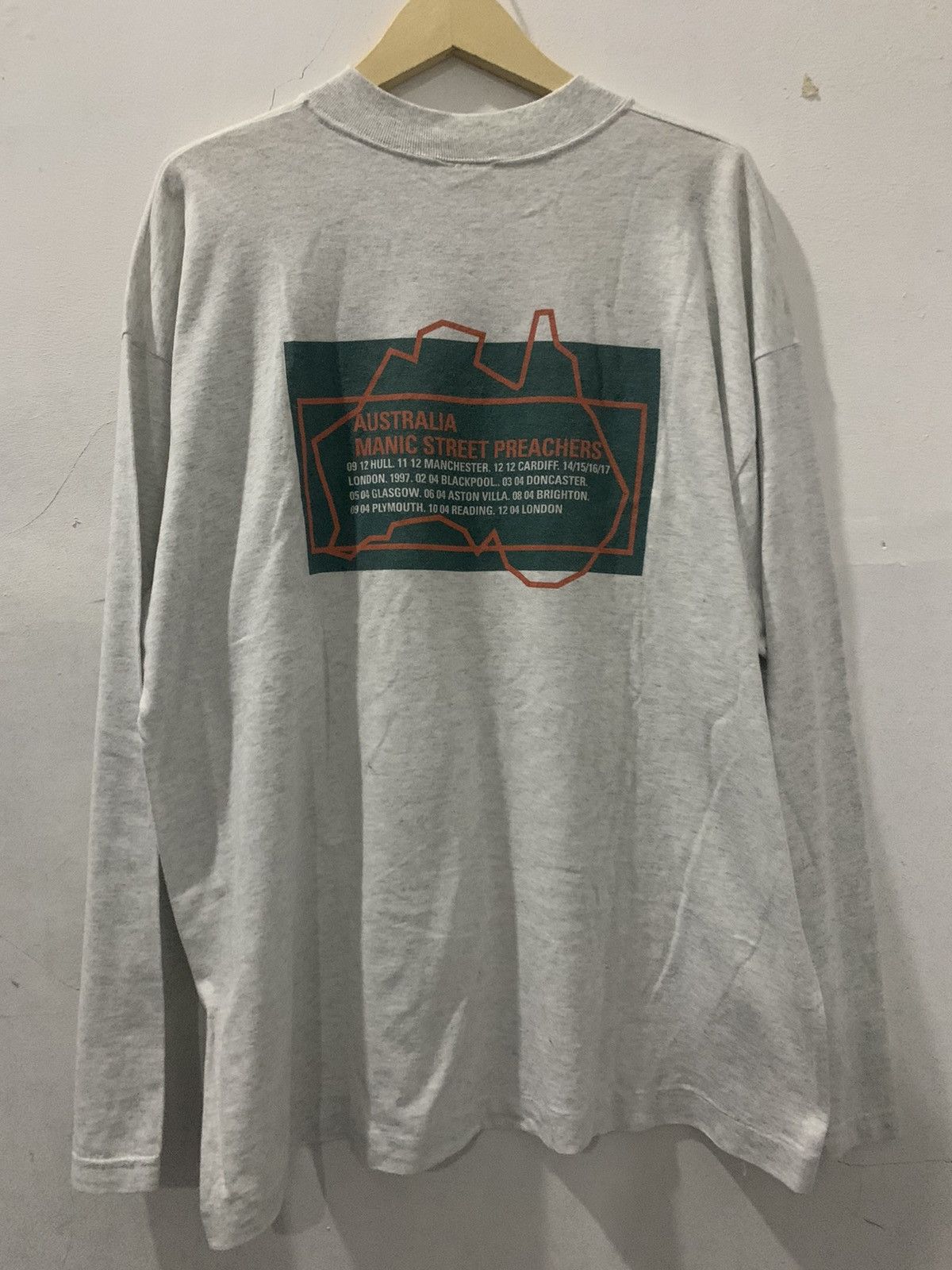 Band Tees Vintage Manic Street Preachers Australian Tour Longsleeve Size US XL / EU 56 / 4 - 5 Thumbnail