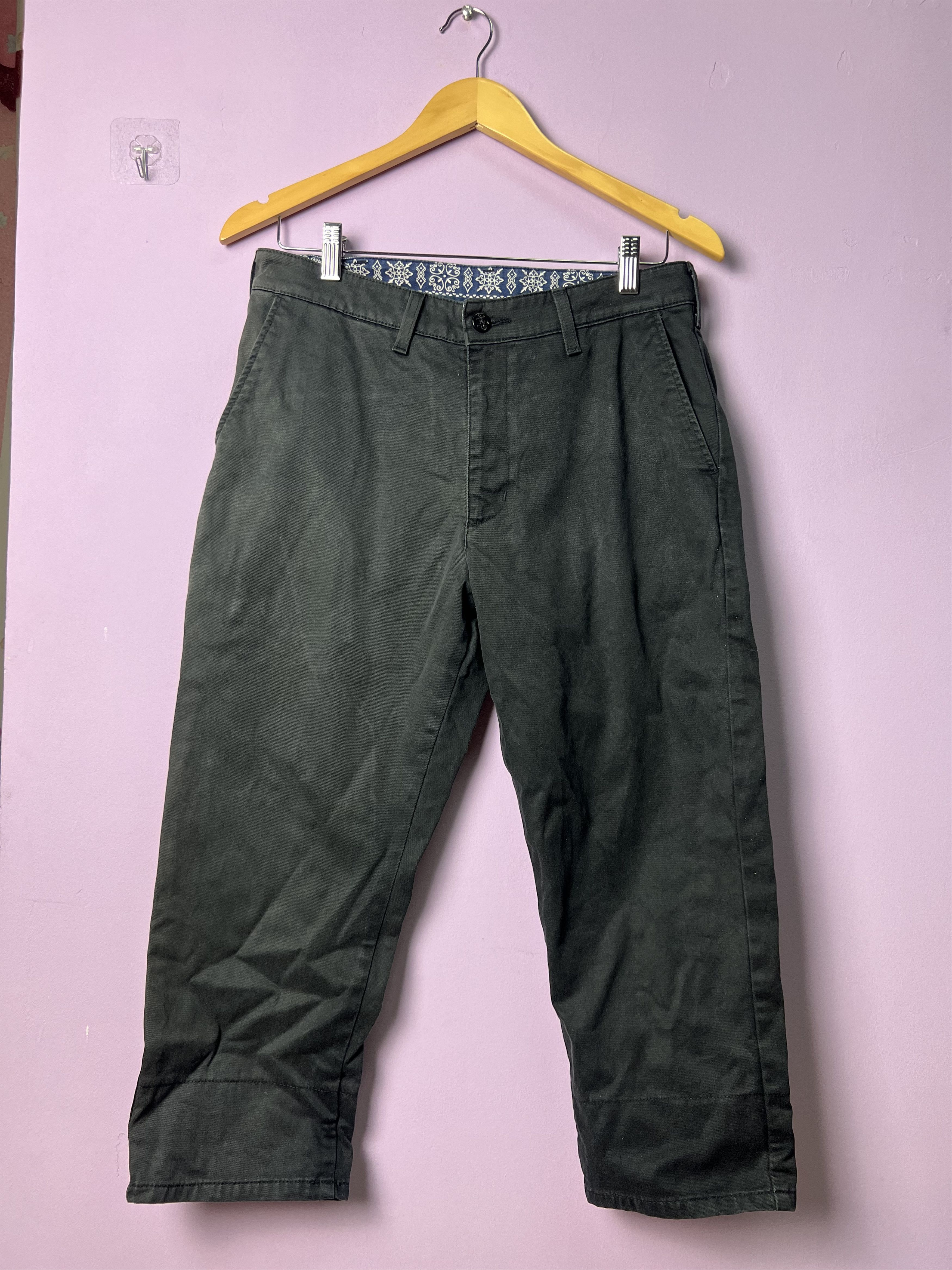 Wrangler 🔥Vintage Wrangler Khaki Cropped Pants Size US 32 / EU 48 - 2 Thumbnail